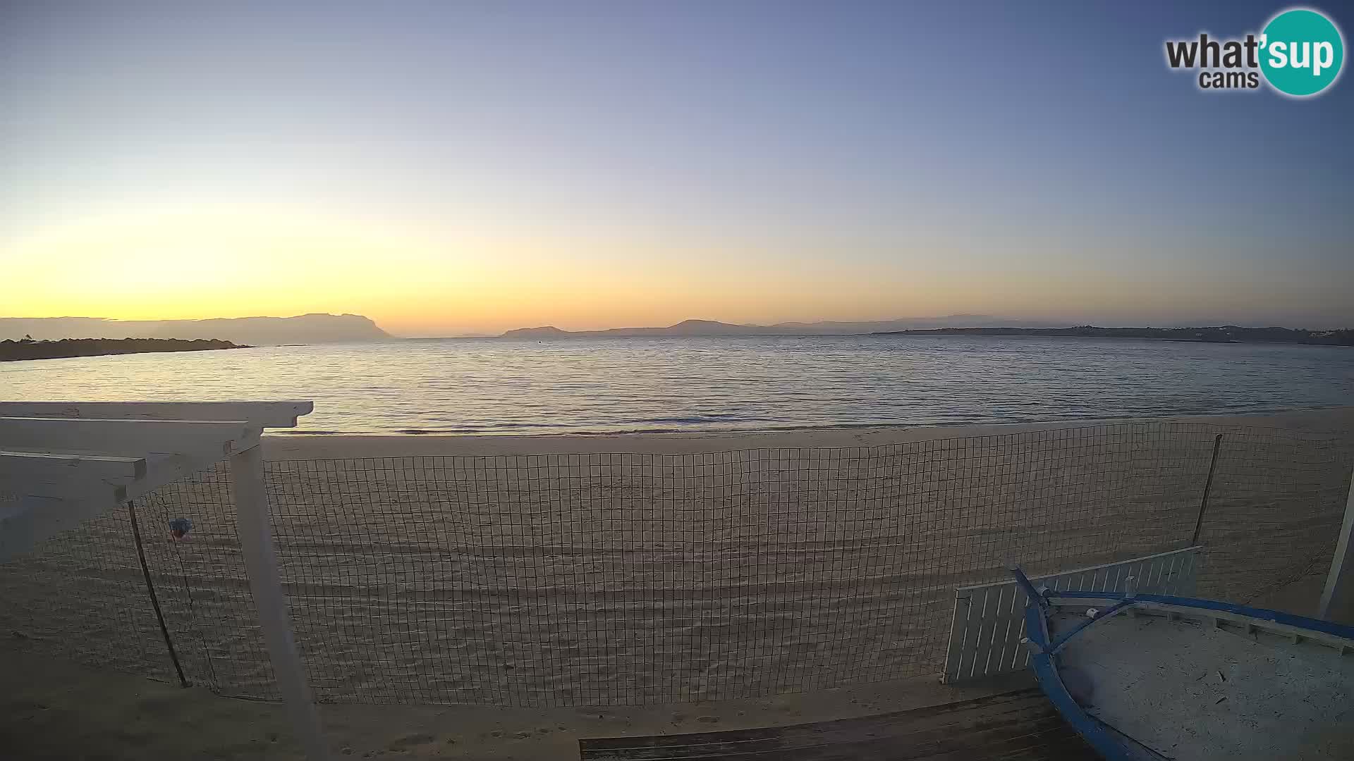 Spiaggia Bianca webcam – Golfo Aranci – Sardinia