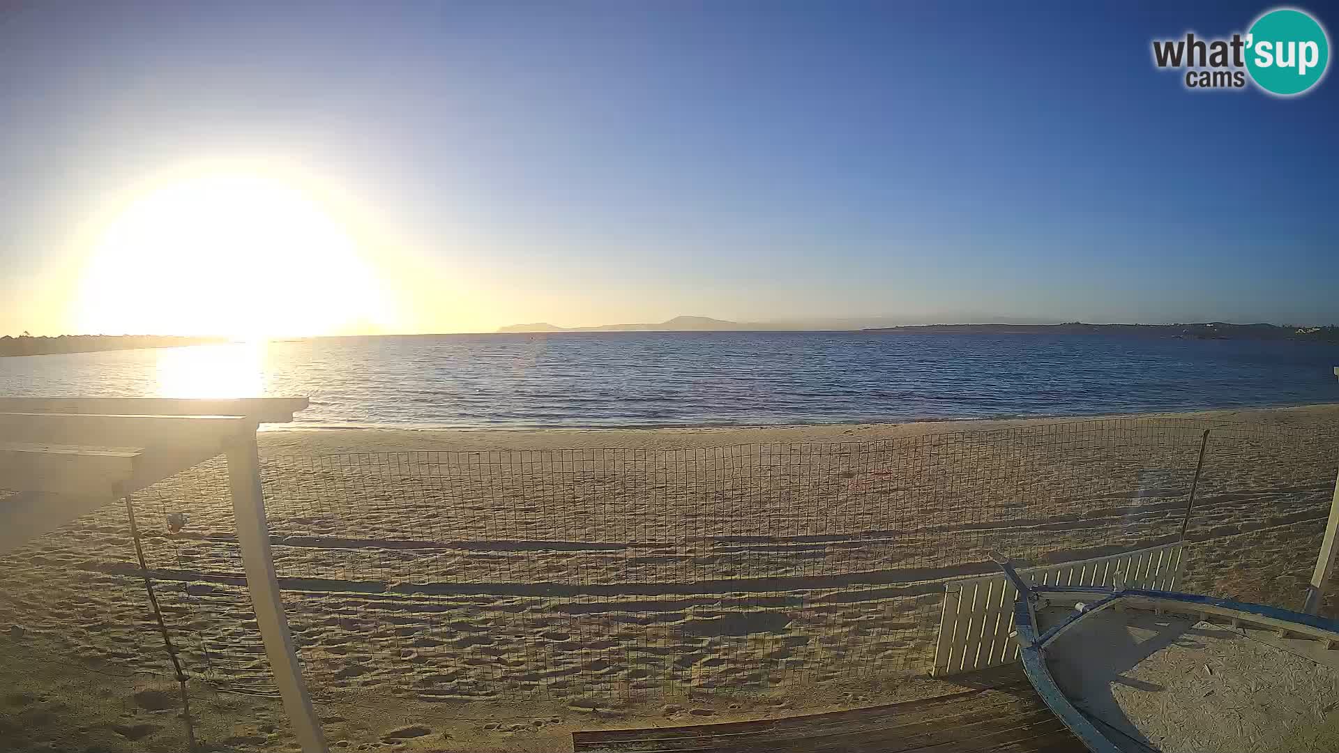 Spletana kamera Spiaggia Bianca – Golfo Aranci – Sardinija