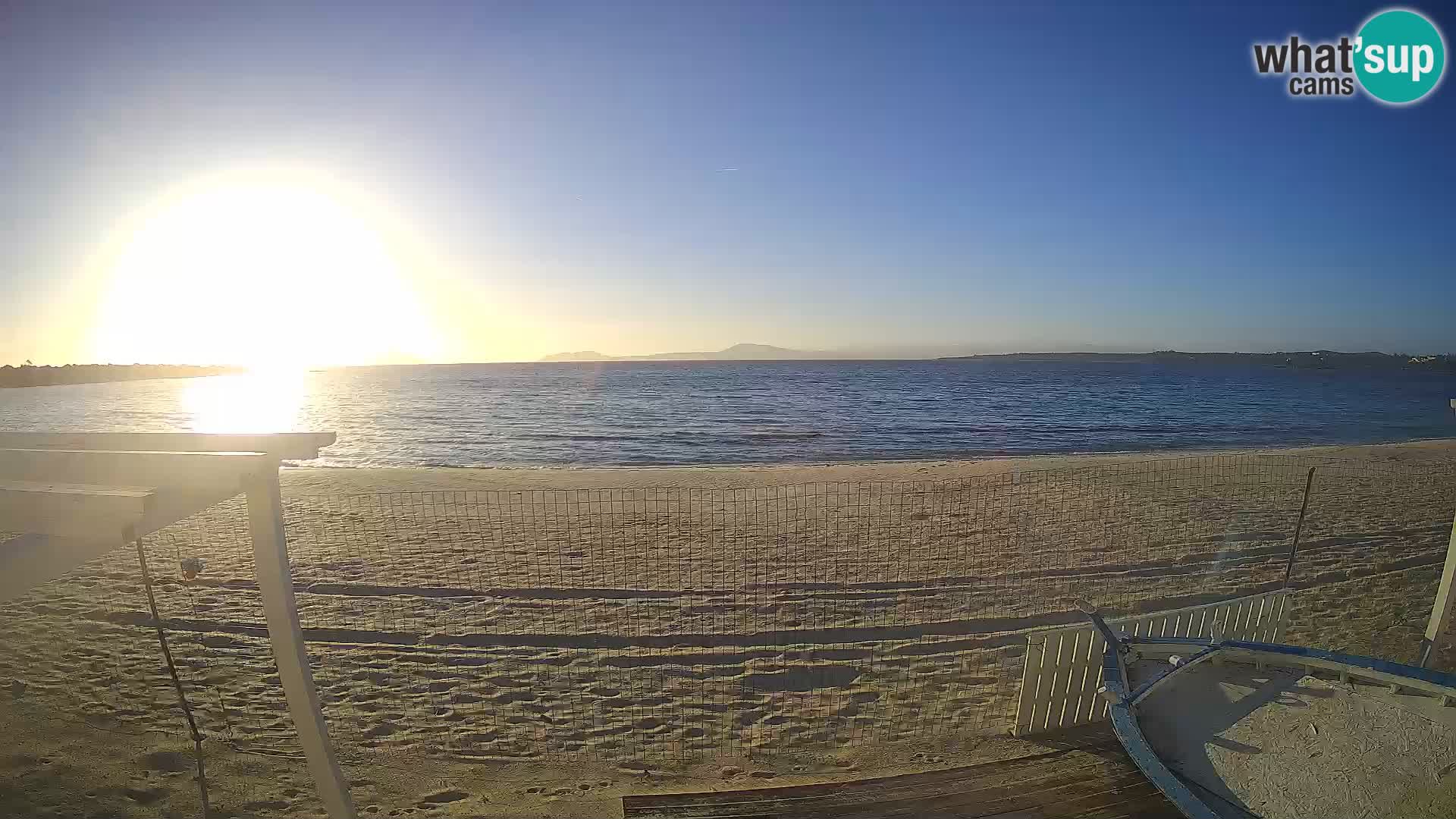 Spiaggia Bianca webcam – Golfo Aranci – Sardinia