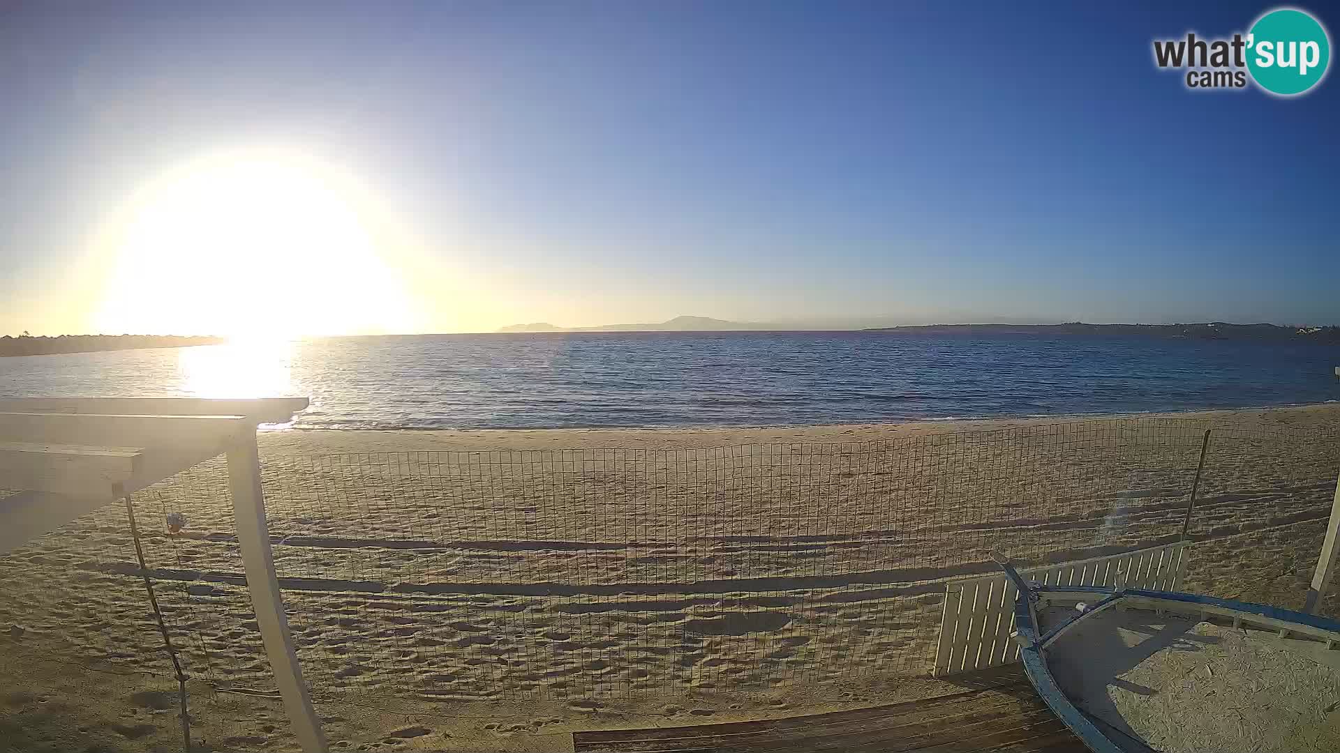 Spiaggia Bianca web cam – Golfo Aranci – Sardinien