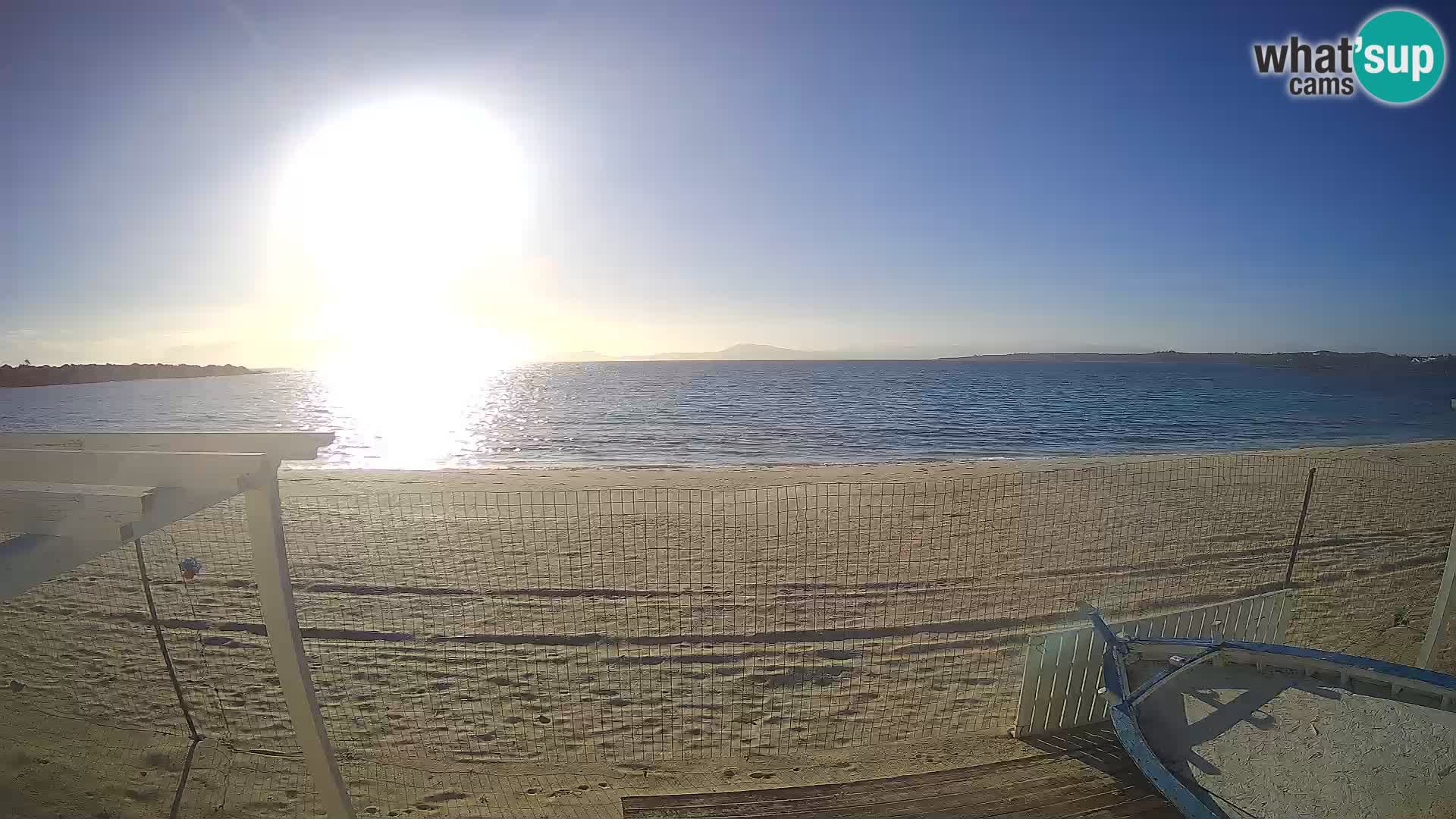 Spiaggia Bianca web cam – Golfo Aranci – Sardinien