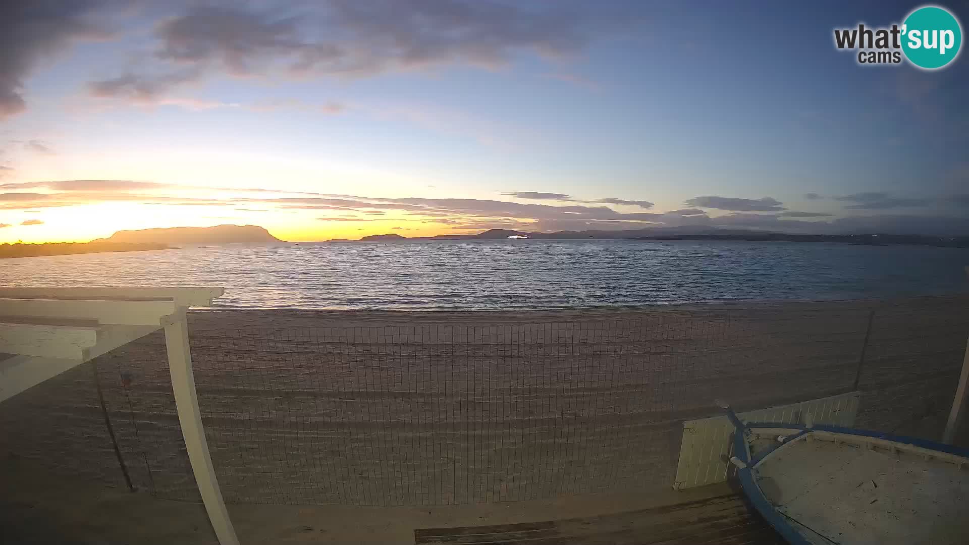 Spiaggia Bianca webcam – Golfo Aranci – Sardinia