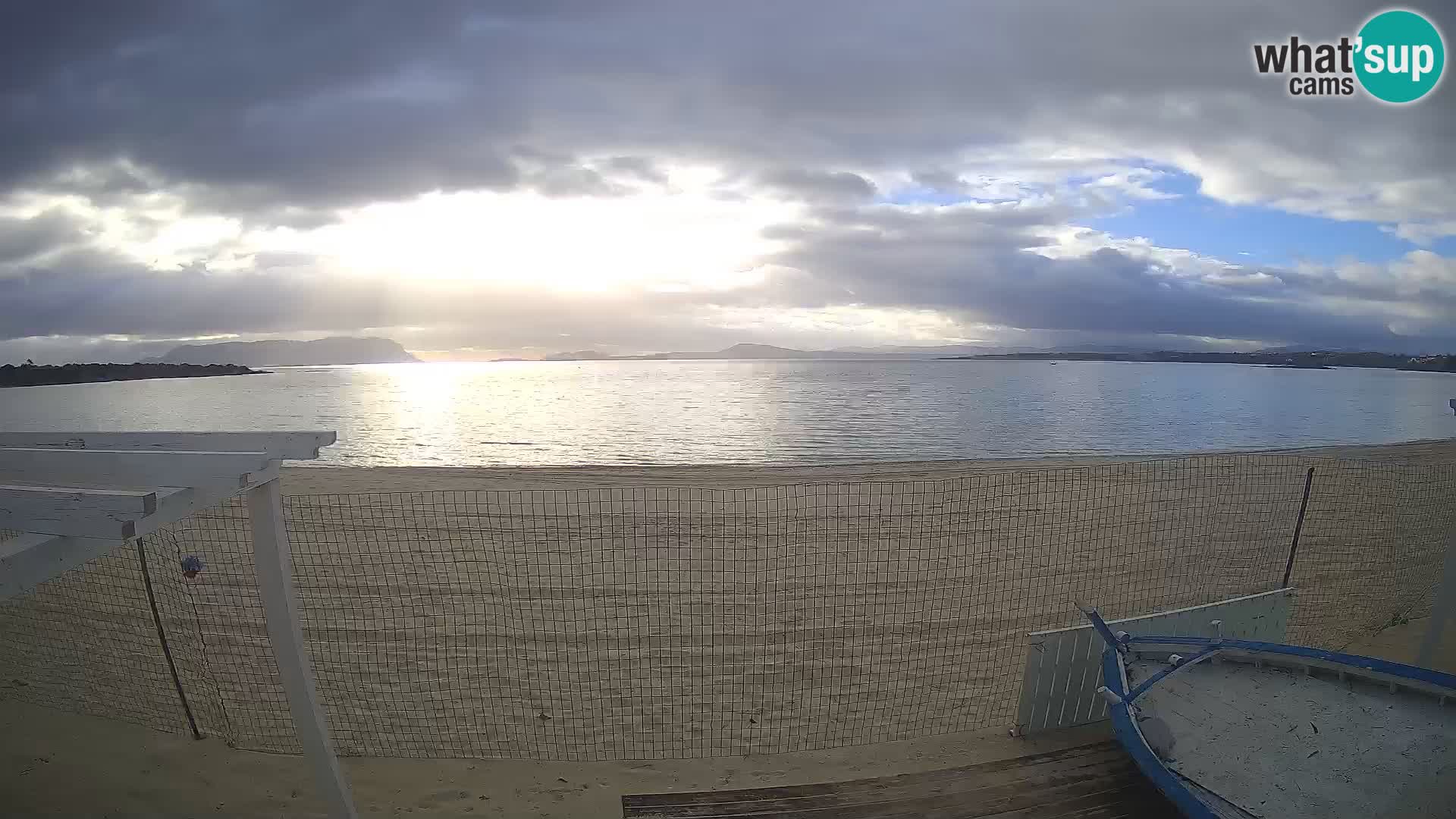 Spiaggia Bianca webcam – Golfo Aranci – Sardinia