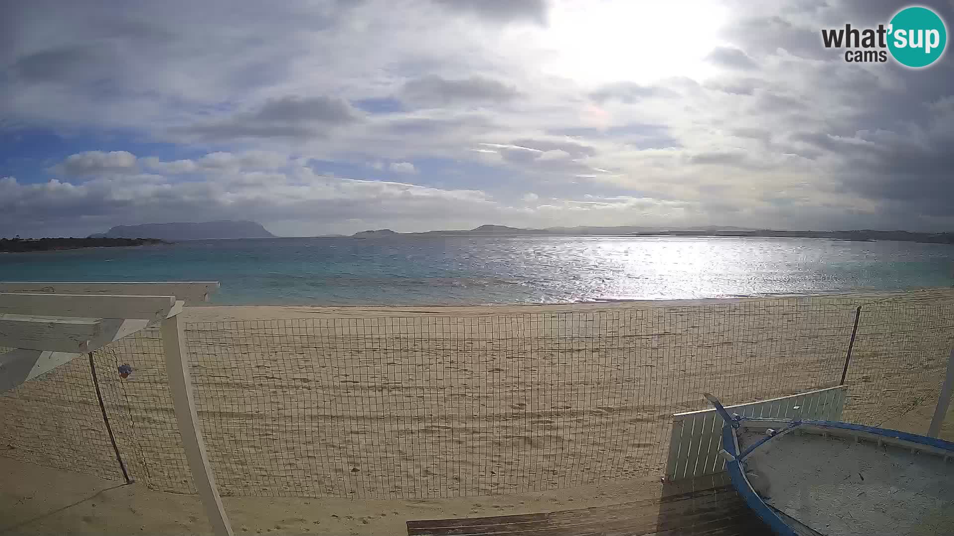 Spiaggia Bianca webcam – Golfo Aranci – Sardinia