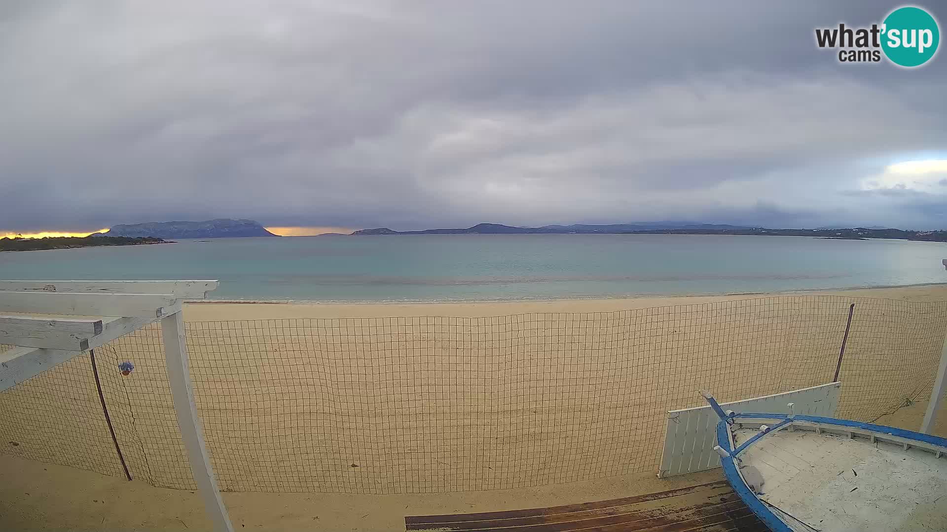 Spiaggia Bianca webcam – Golfo Aranci – Sardinia