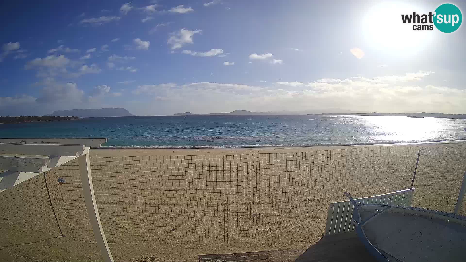 Spiaggia Bianca webcam – Golfo Aranci – Sardinia