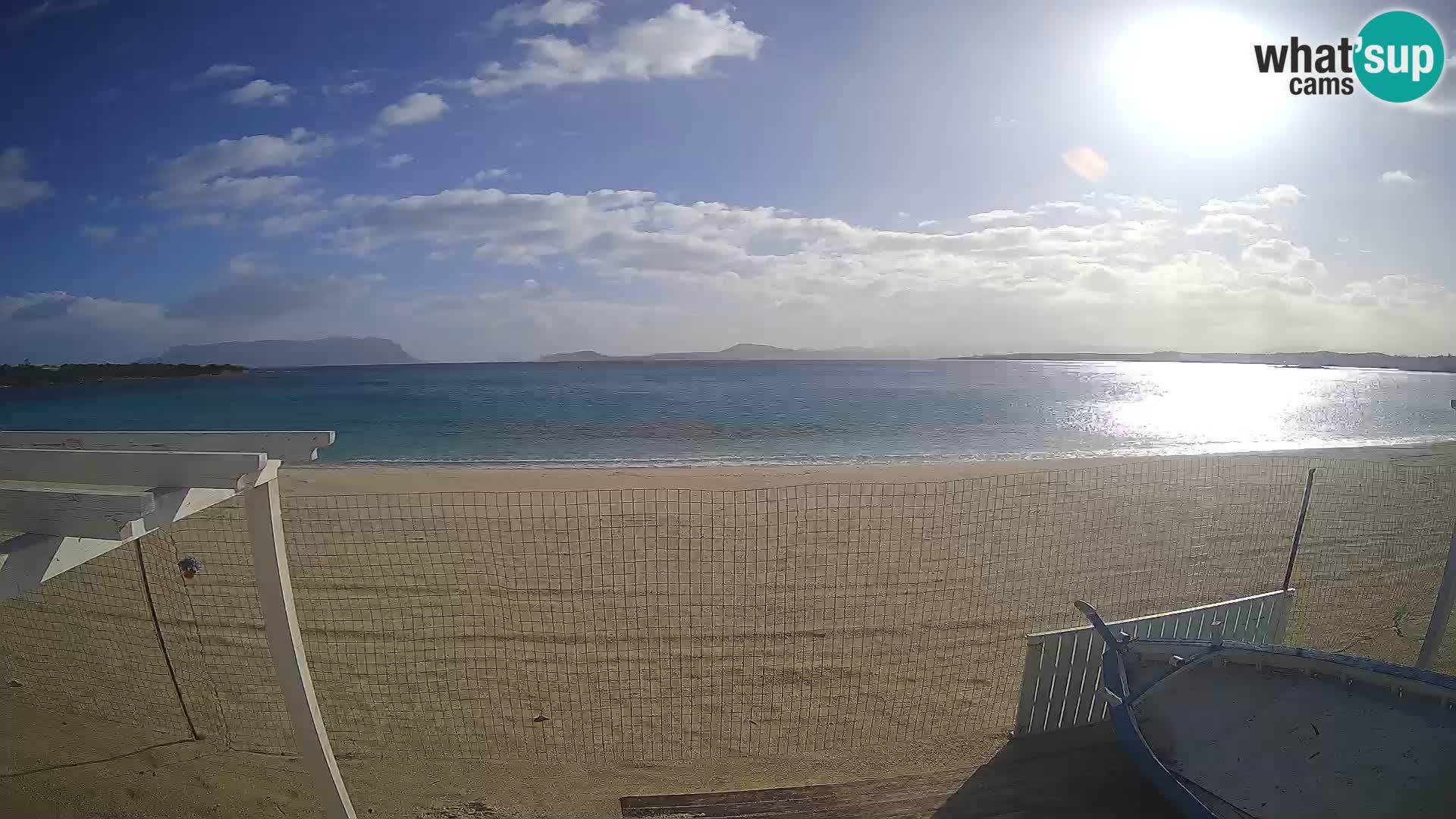 Spiaggia Bianca webcam – Golfo Aranci – Sardinia