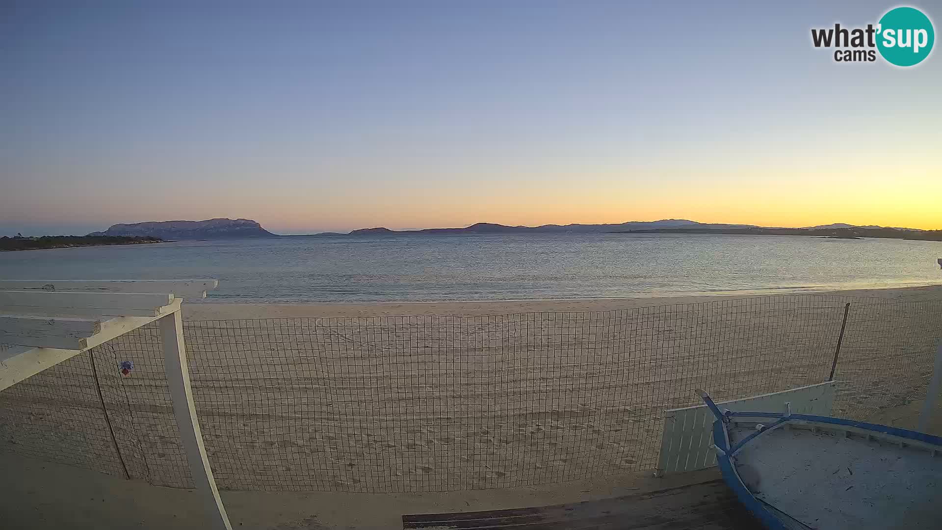 Spiaggia Bianca webcam – Golfo Aranci – Sardinia