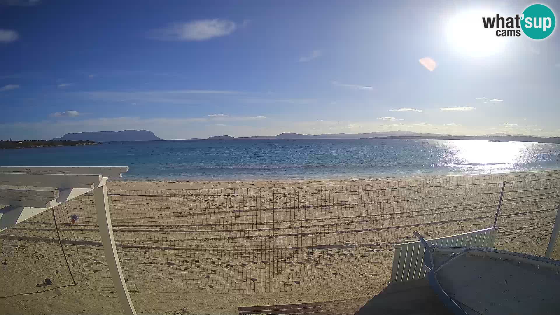 Spiaggia Bianca webcam – Golfo Aranci – Sardinia