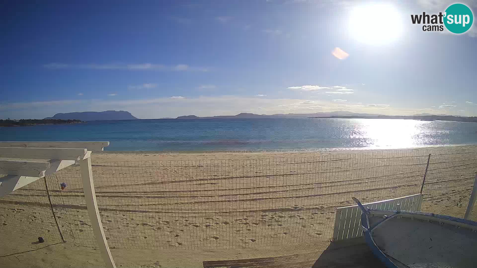 Spiaggia Bianca webcam – Golfo Aranci – Sardinia