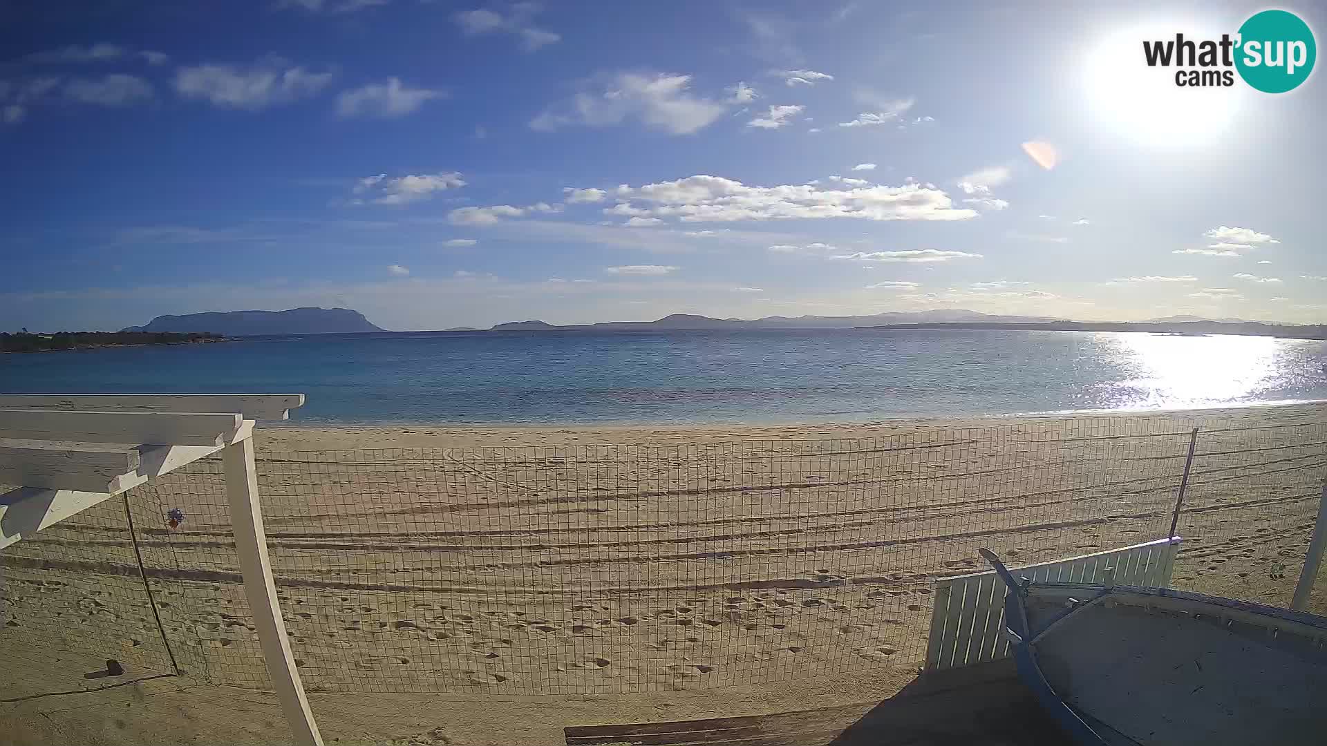 Spiaggia Bianca webcam – Golfo Aranci – Sardinia