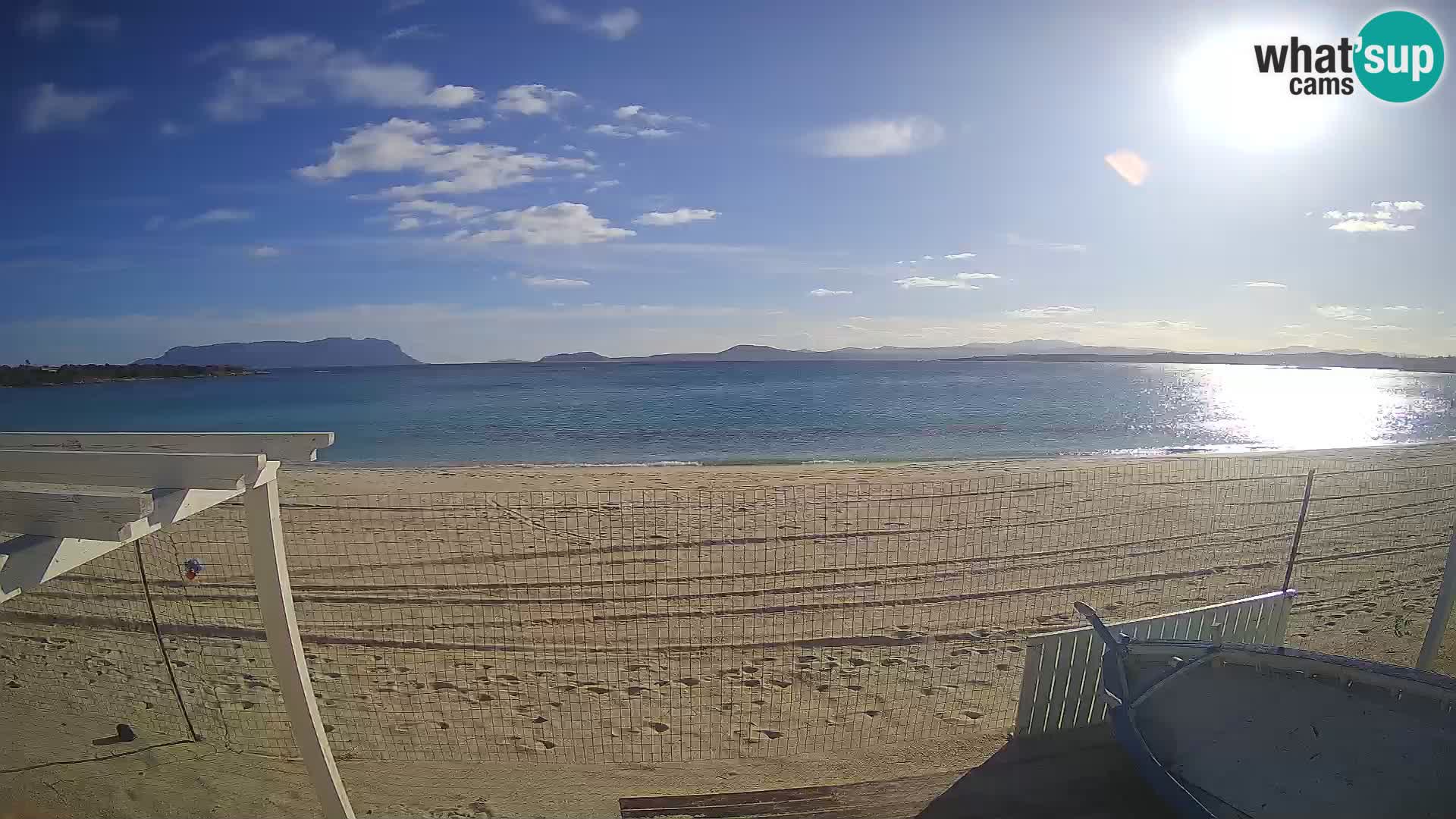 Spiaggia Bianca webcam – Golfo Aranci – Sardinia