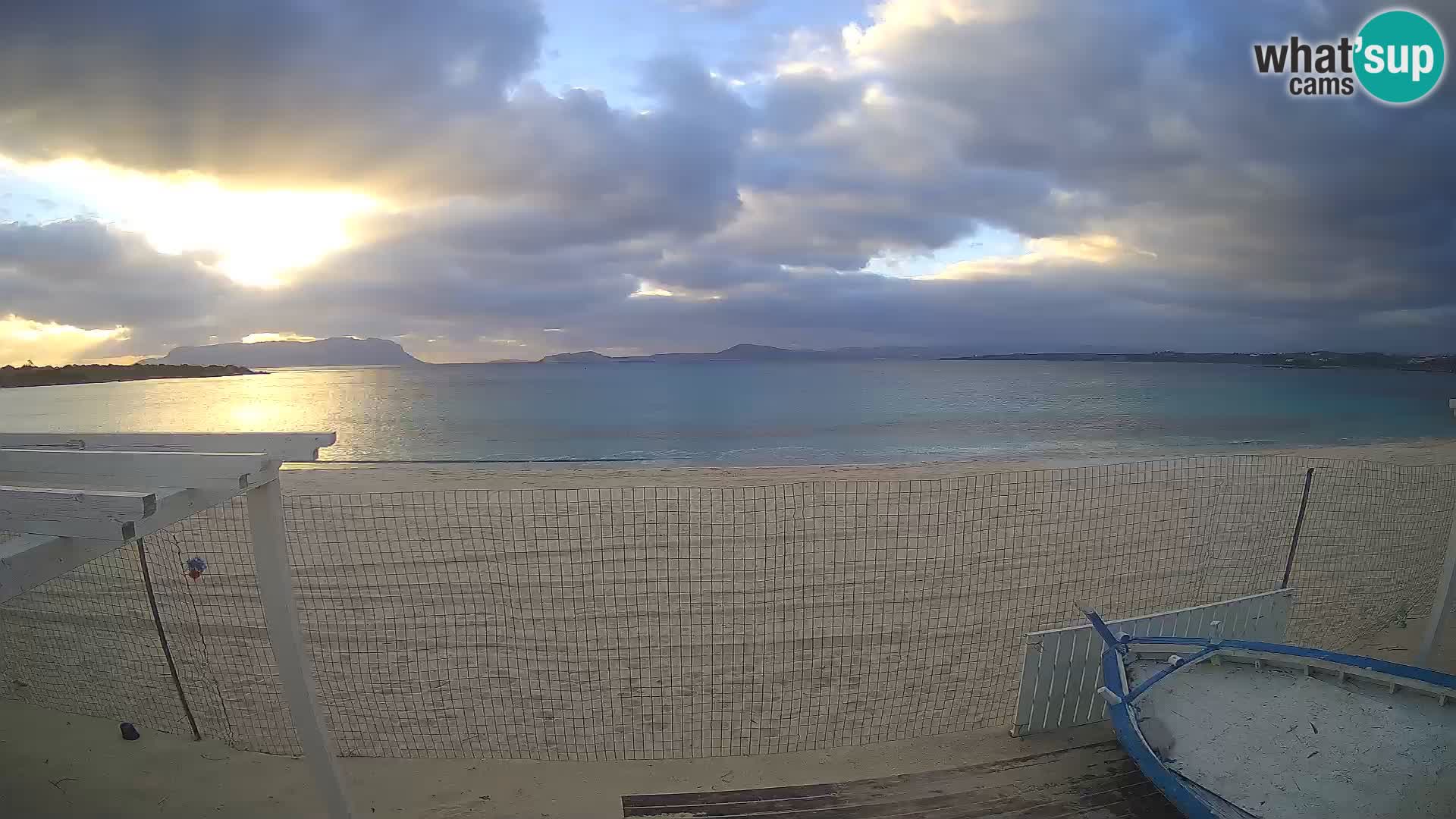 Spiaggia Bianca webcam – Golfo Aranci – Sardinia