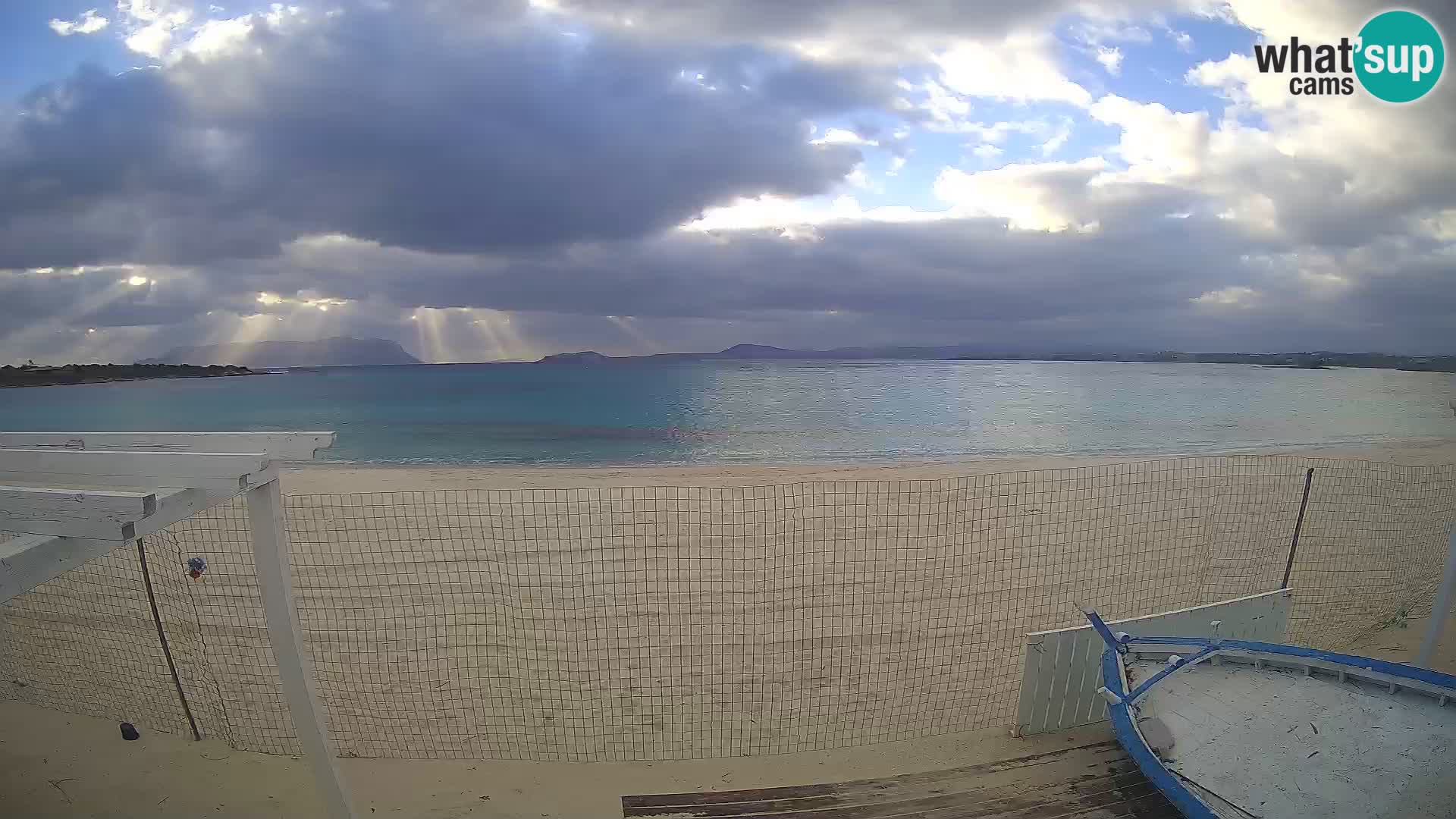 Spiaggia Bianca webcam – Golfo Aranci – Sardinia