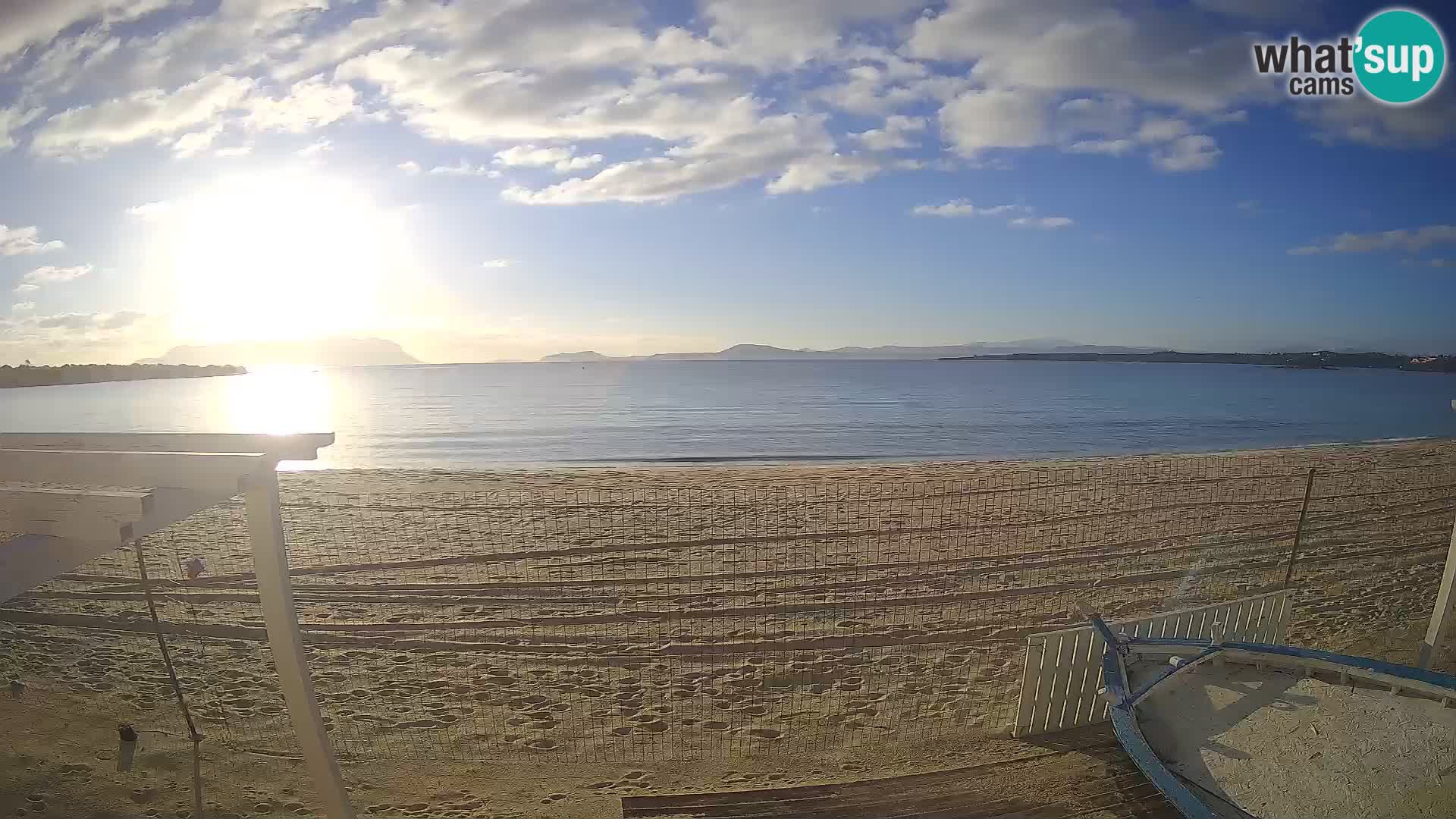 Spiaggia Bianca webcam – Golfo Aranci – Sardinia