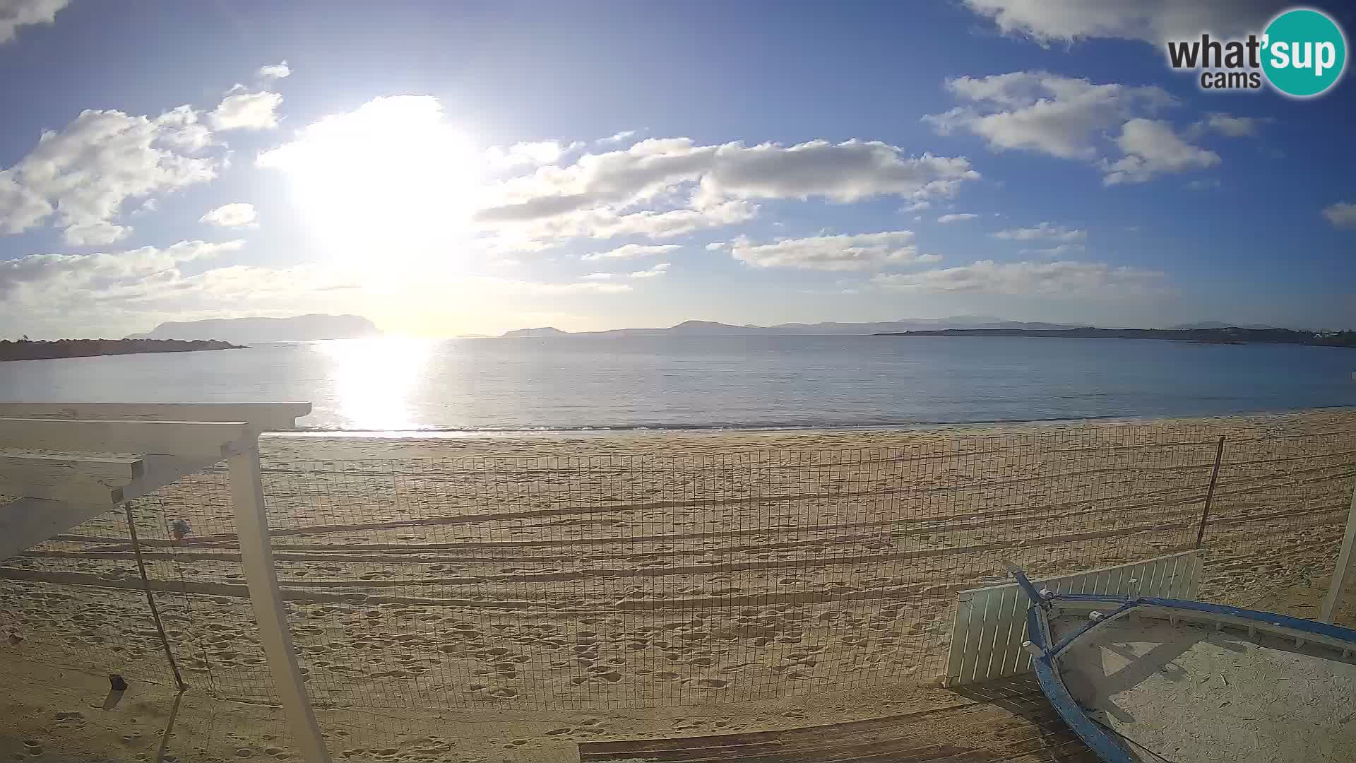 Spiaggia Bianca webcam – Golfo Aranci – Sardinia