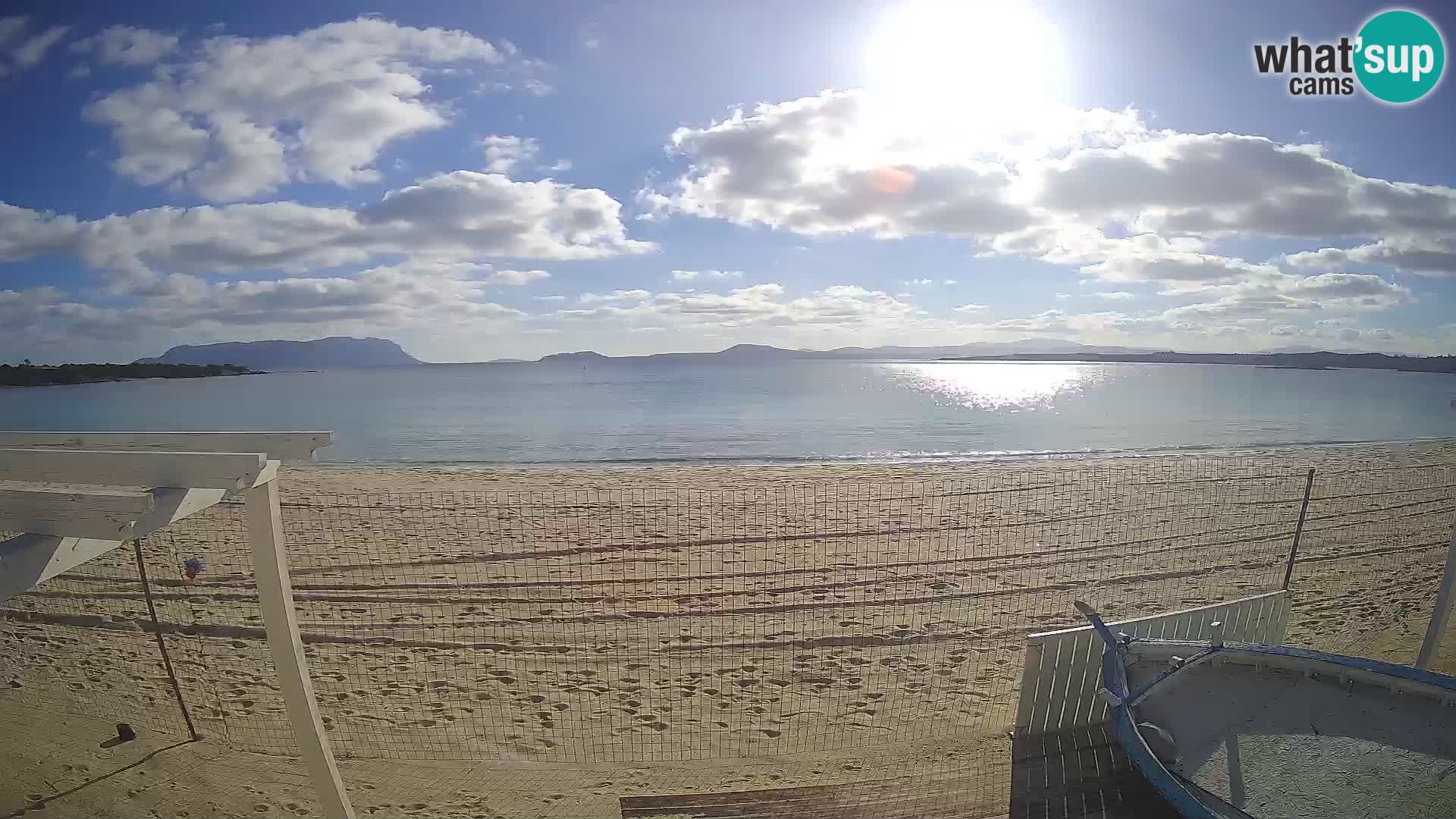 Spiaggia Bianca webcam – Golfo Aranci – Sardinia