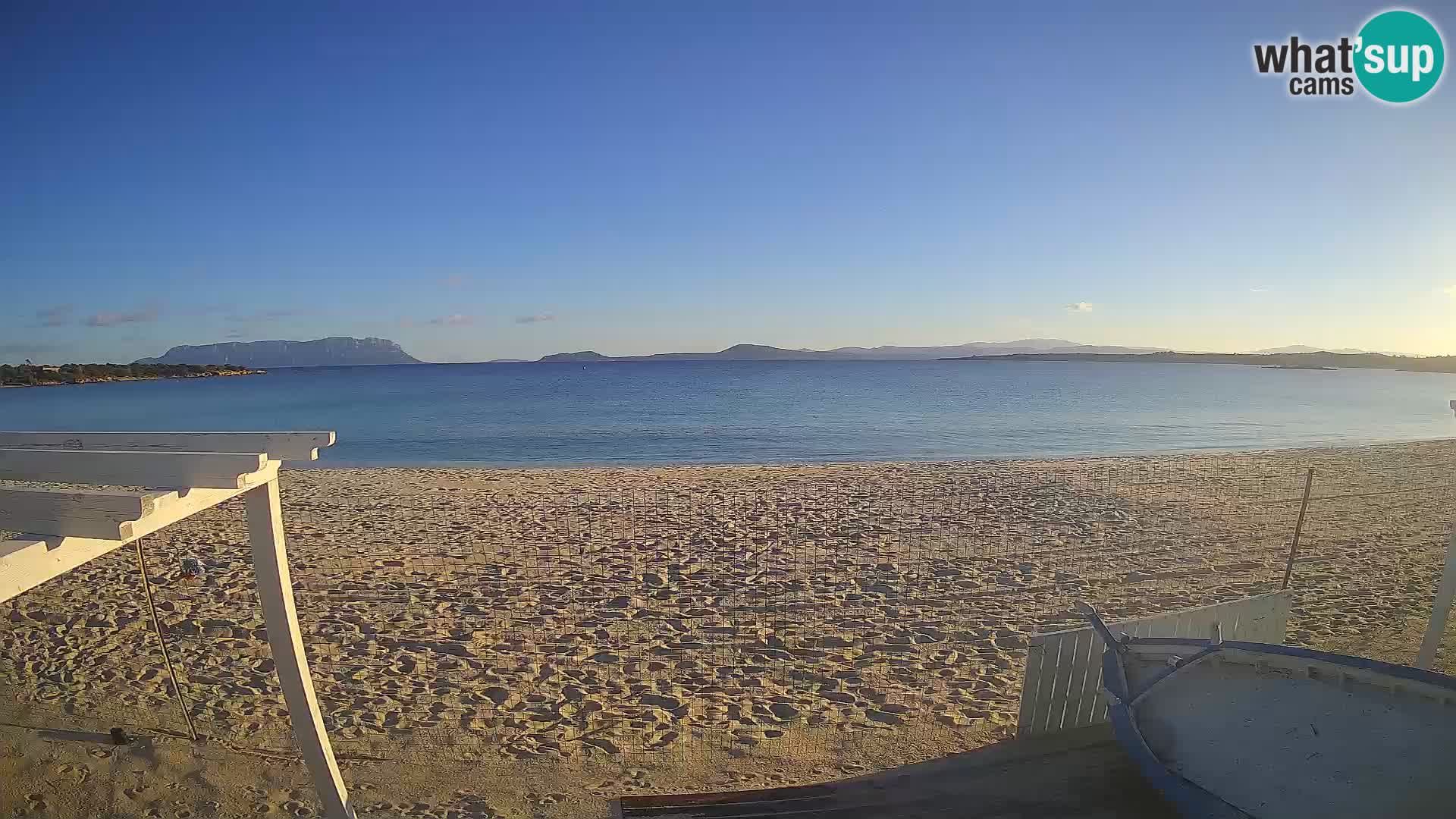 Spiaggia Bianca webcam – Golfo Aranci – Sardinia