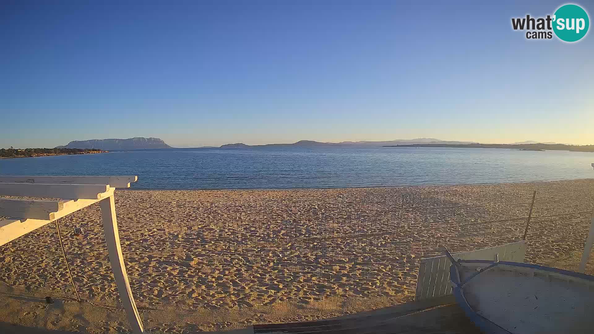 Spiaggia Bianca webcam – Golfo Aranci – Sardinia