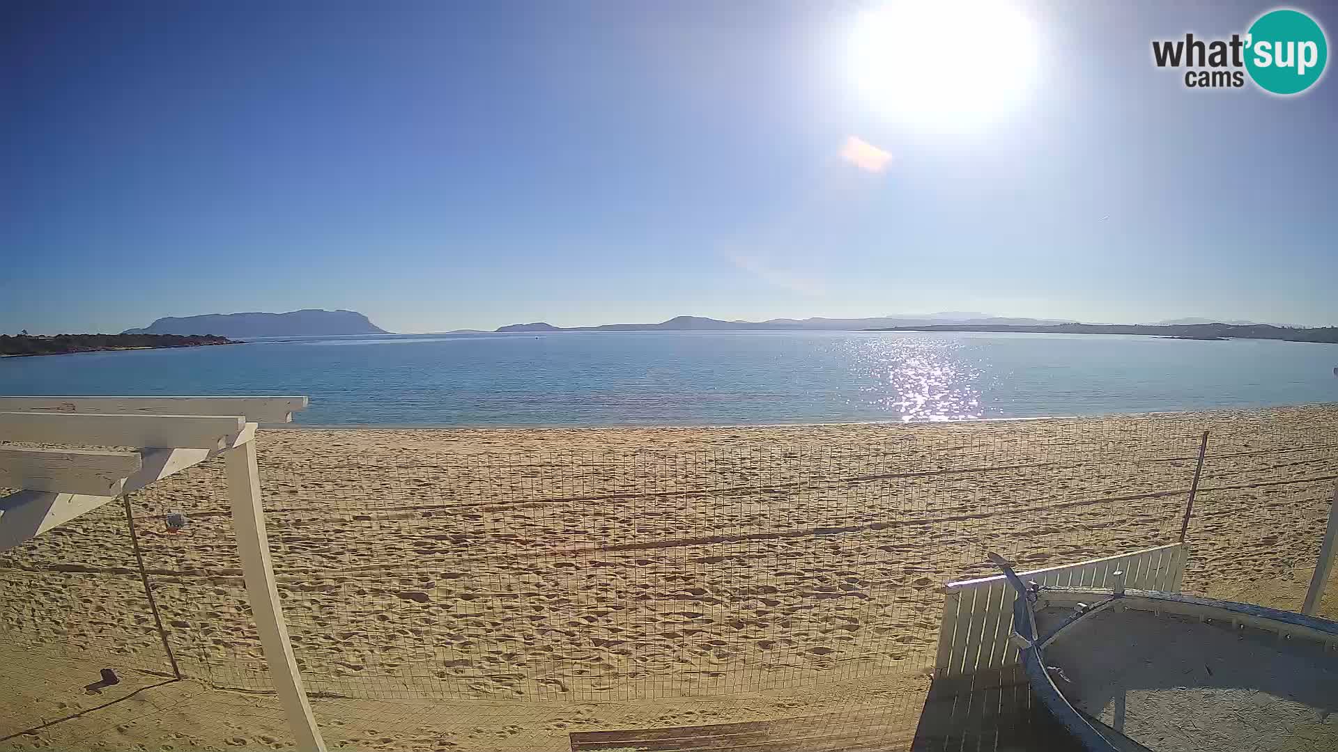 Spletana kamera Spiaggia Bianca – Golfo Aranci – Sardinija