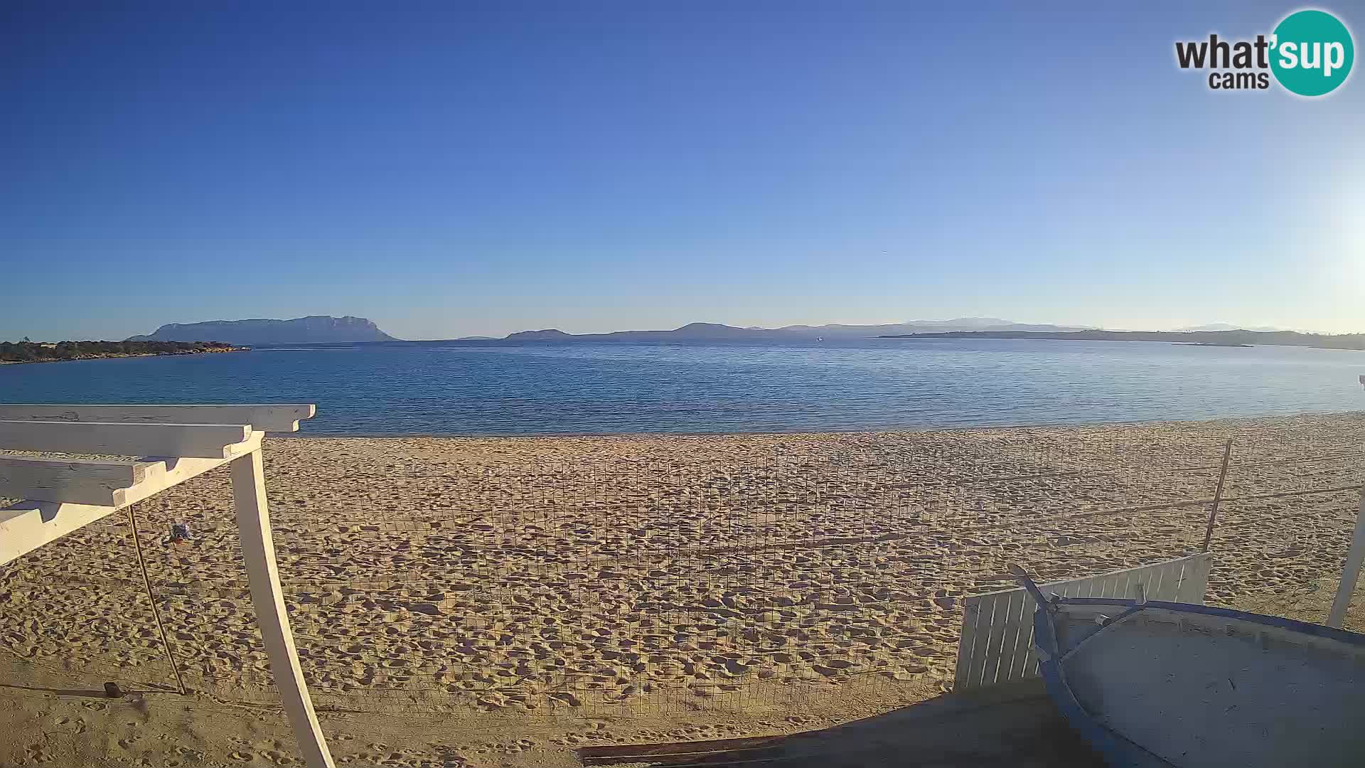 Spiaggia Bianca webcam – Golfo Aranci – Sardinia