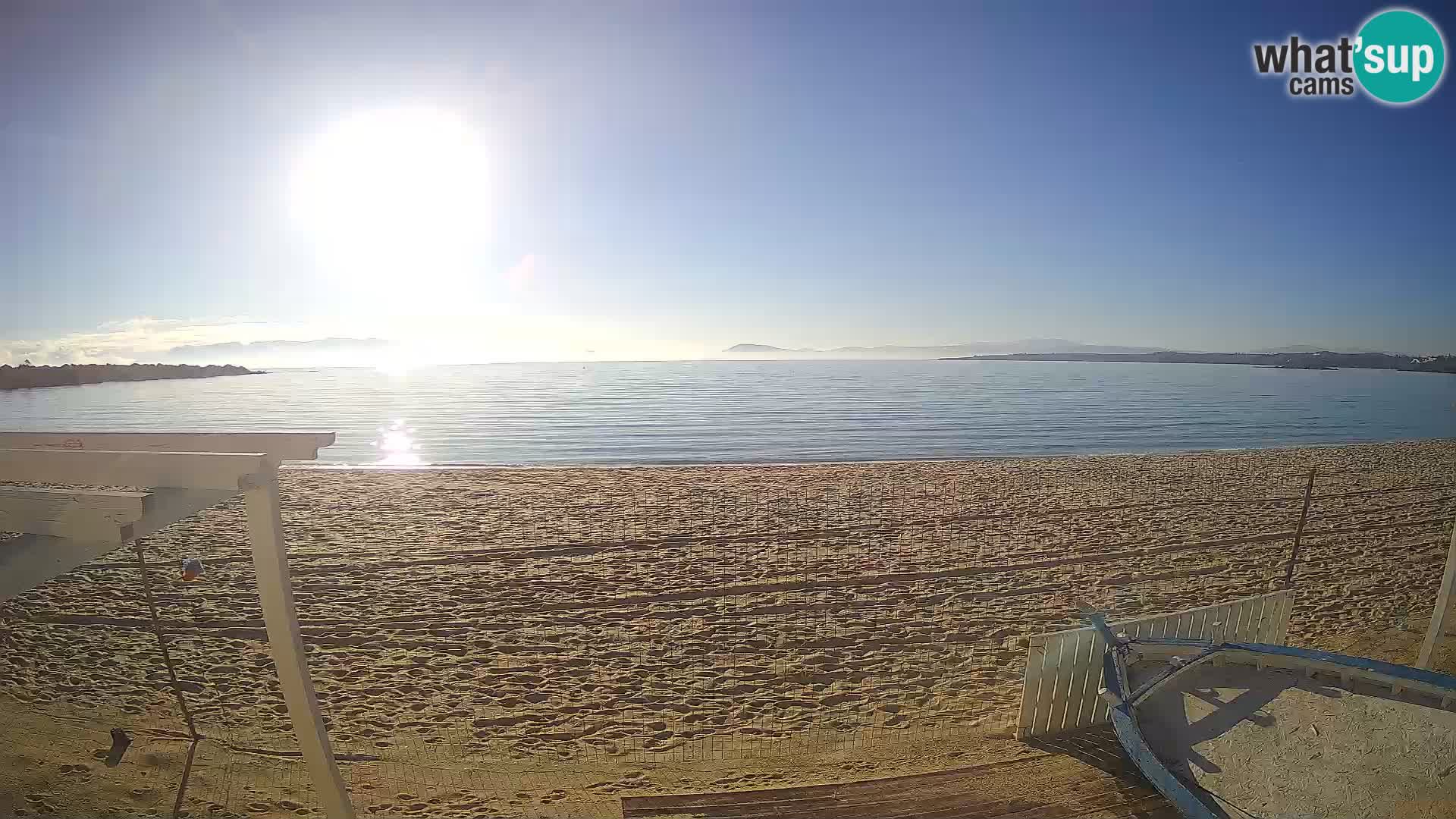 Web kamera Spiaggia Bianca – Golfo Aranci – Sardinija