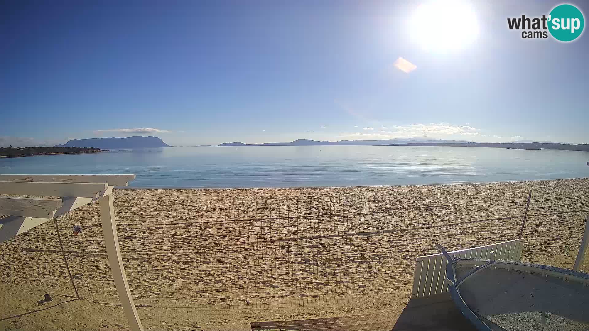 Spiaggia Bianca webcam – Golfo Aranci – Sardinia