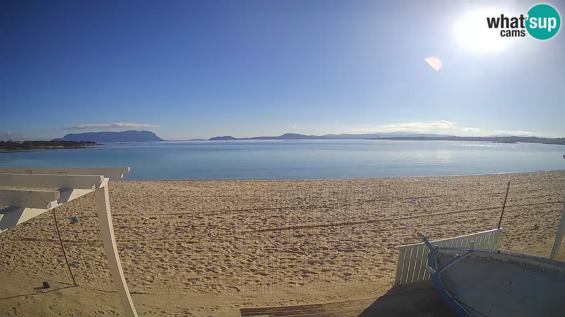 Spiaggia Bianca webcam – Golfo Aranci – Sardinia