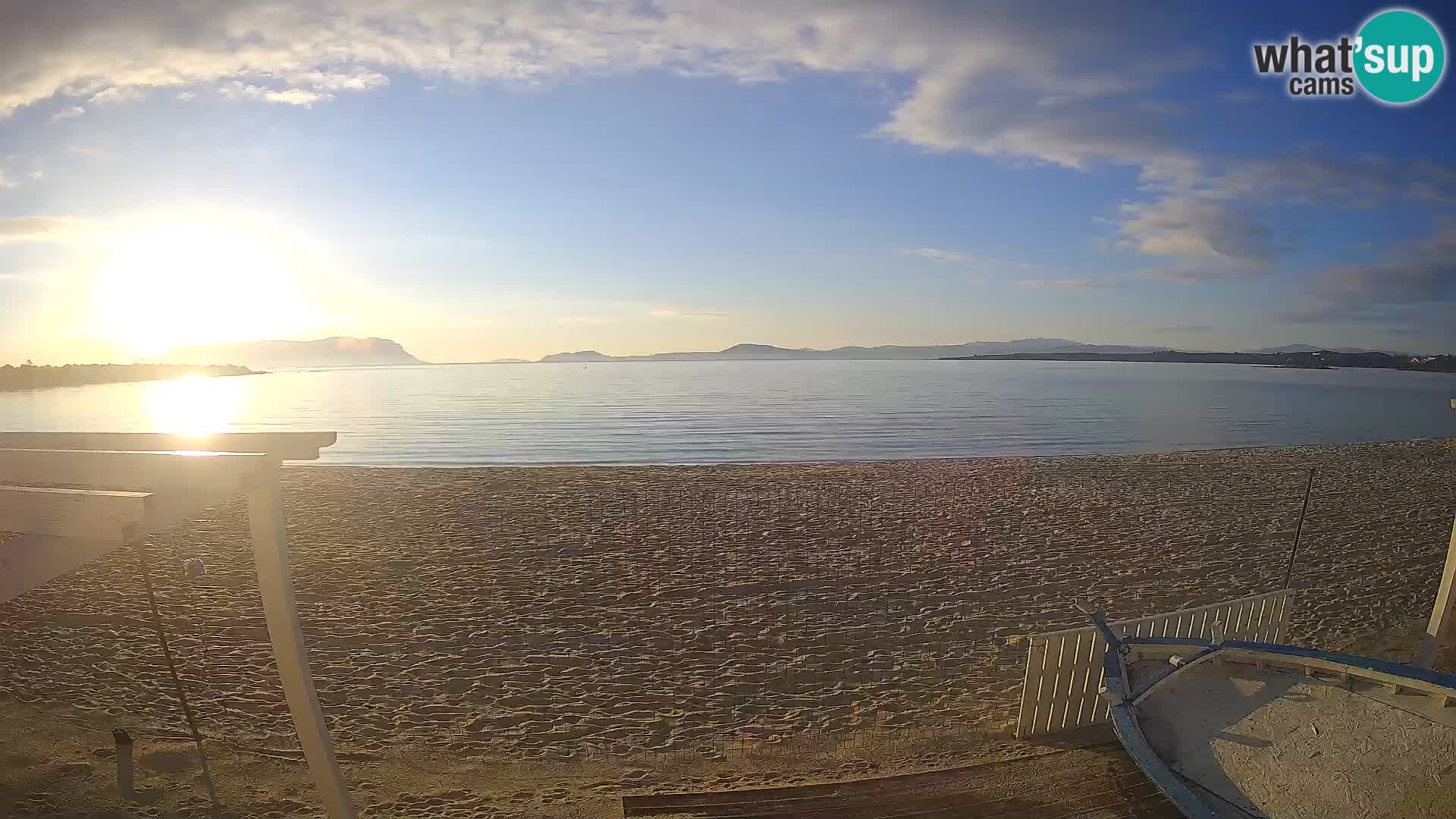 Spiaggia Bianca webcam – Golfo Aranci – Sardinia