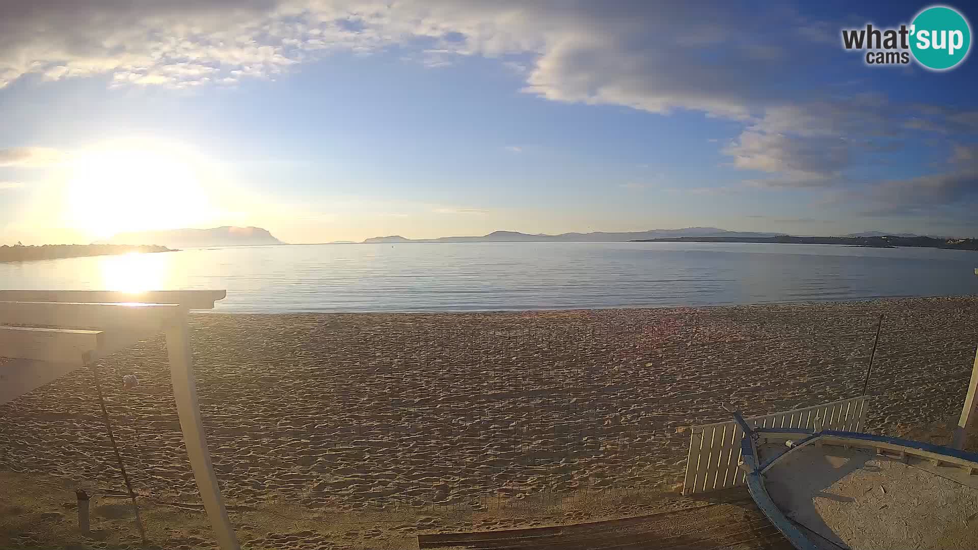 Spiaggia Bianca webcam – Golfo Aranci – Sardinia