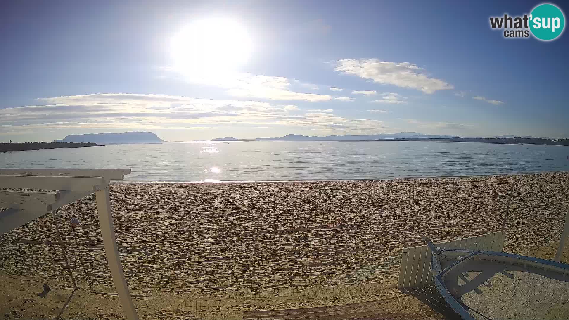 Spiaggia Bianca webcam – Golfo Aranci – Sardinia