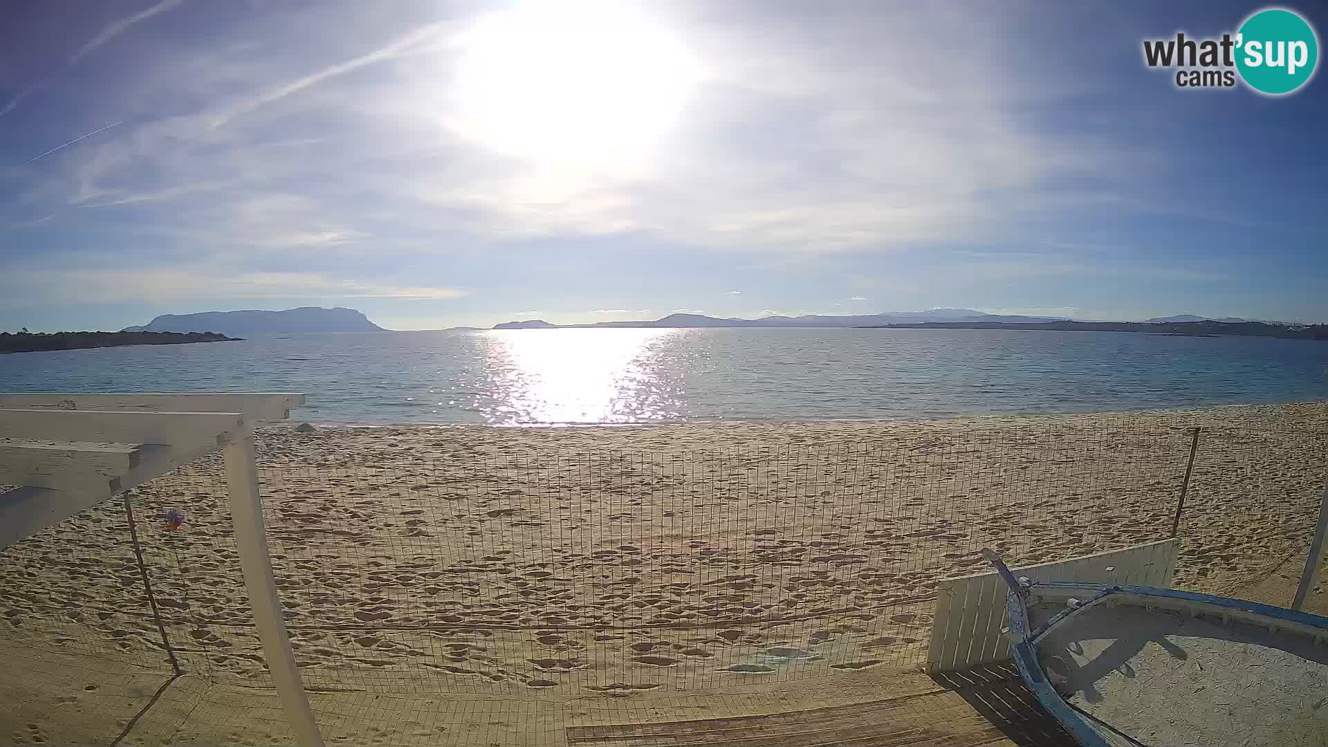 Spiaggia Bianca webcam – Golfo Aranci – Sardinia