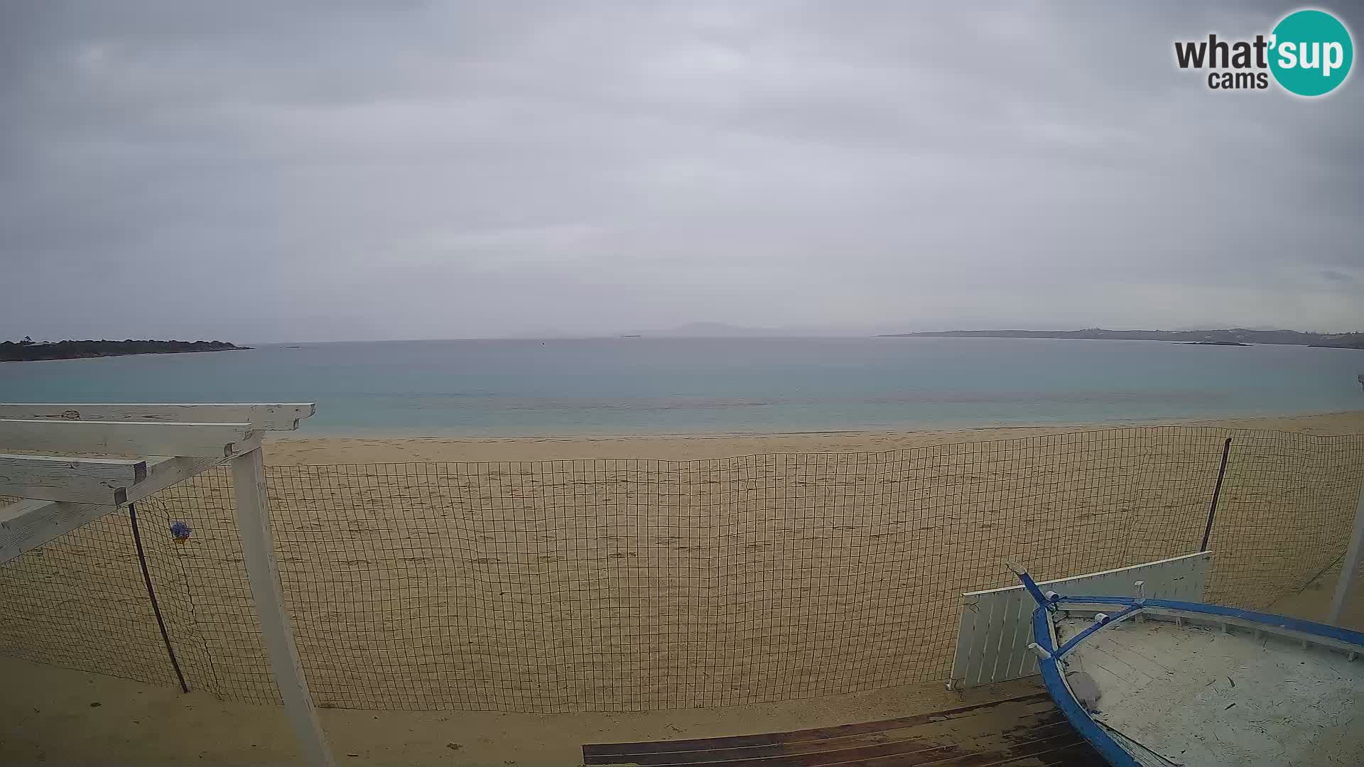 Spiaggia Bianca webcam – Golfo Aranci – Sardinia