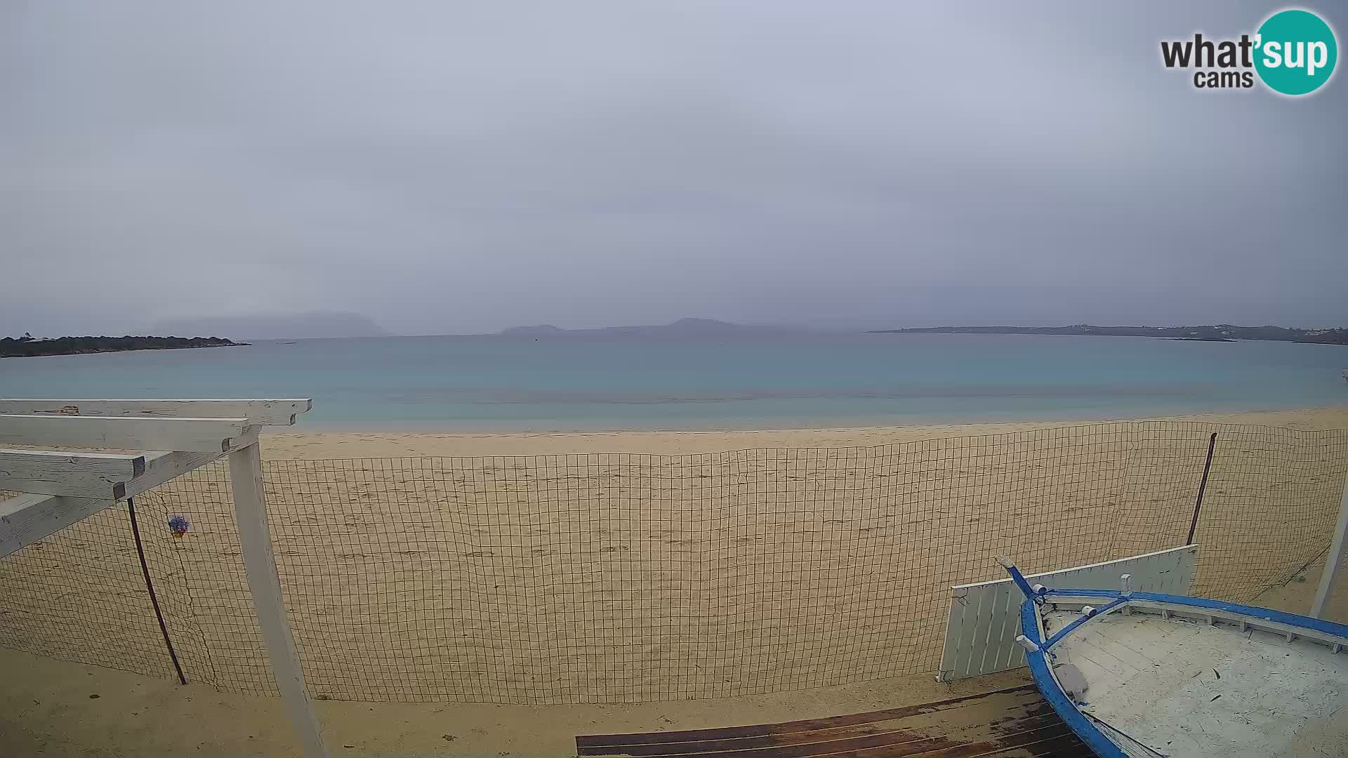 Spiaggia Bianca webcam – Golfo Aranci – Sardinia