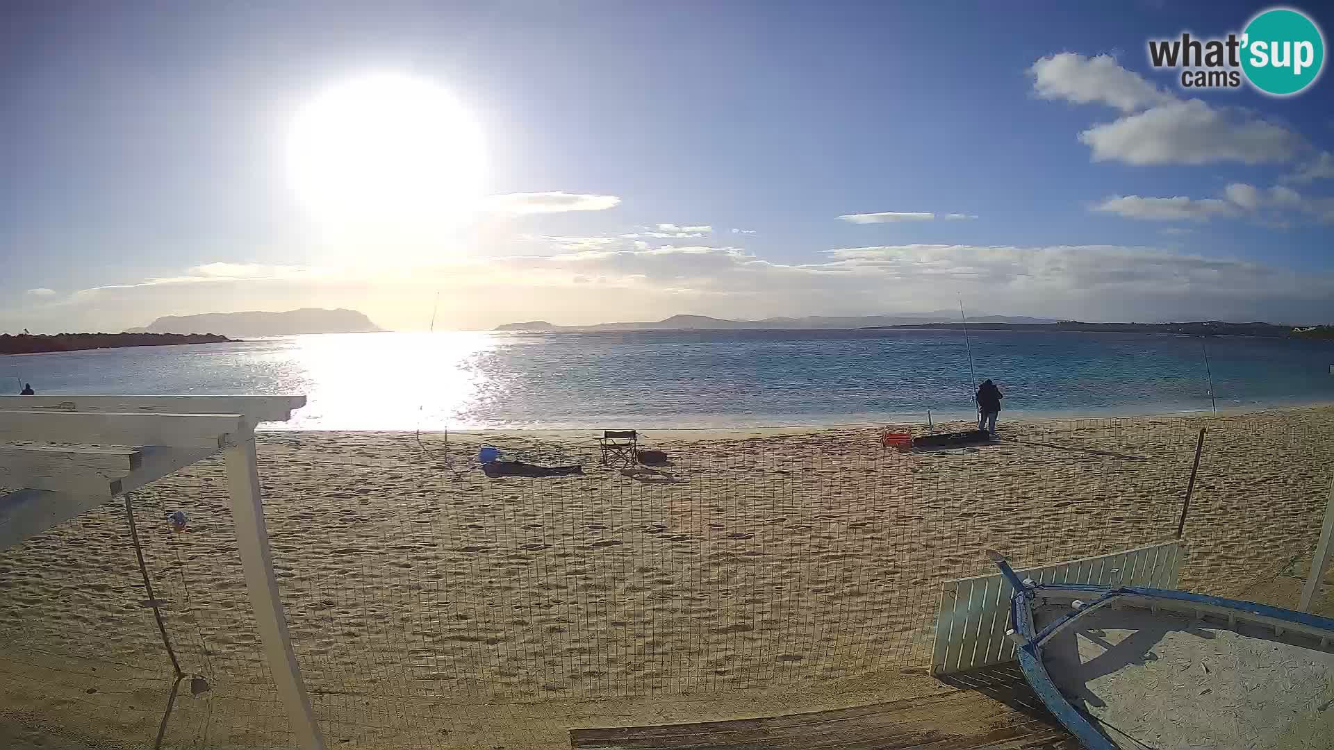 Spiaggia Bianca webcam – Golfo Aranci – Sardinia