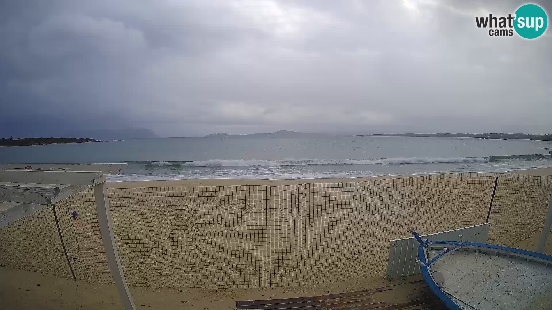 Spiaggia Bianca webcam – Golfo Aranci – Sardinia