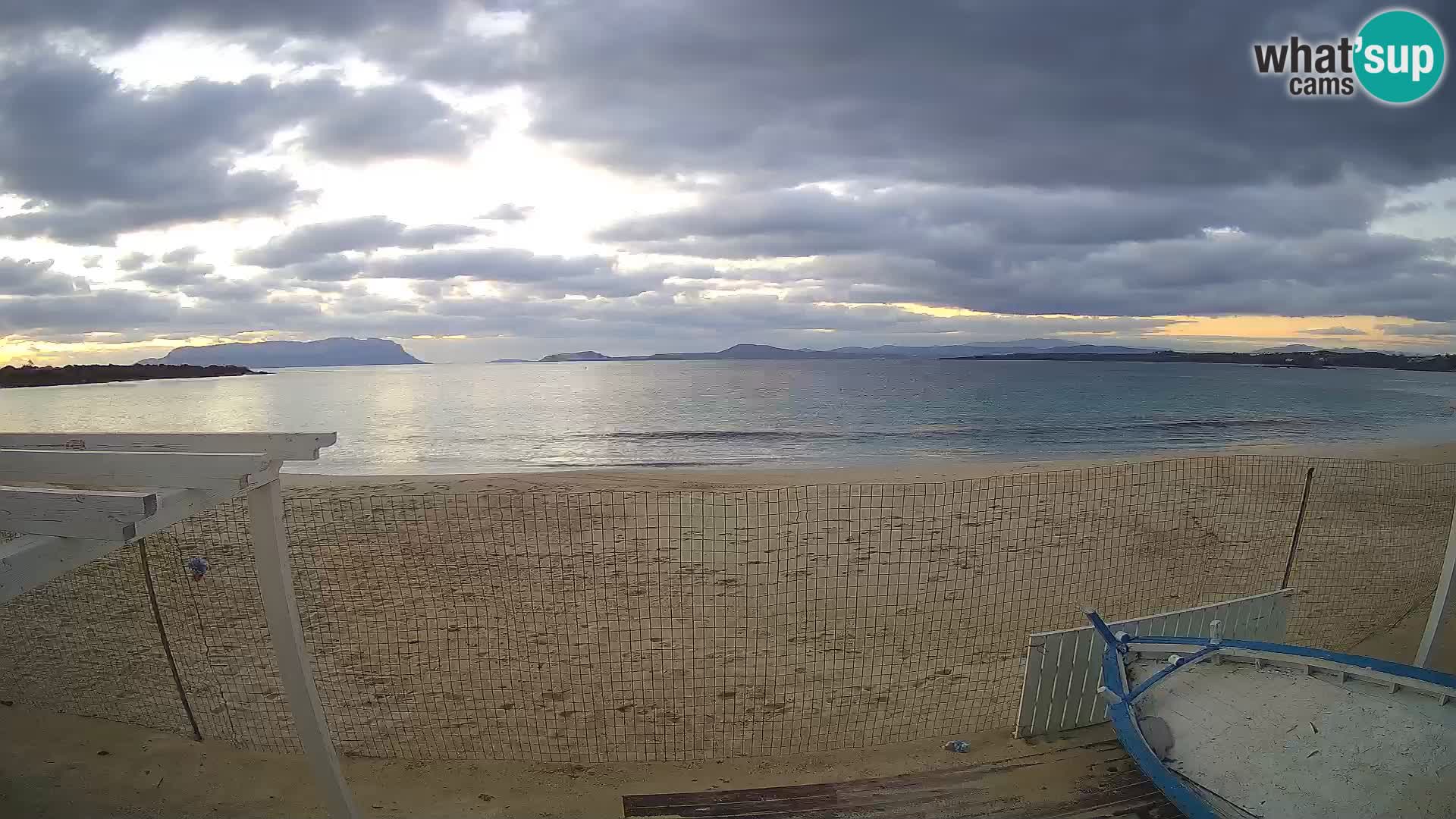 Spiaggia Bianca webcam – Golfo Aranci – Sardinia