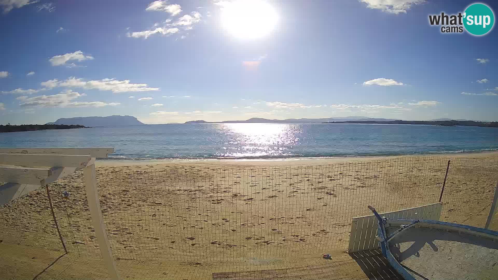 Spiaggia Bianca webcam – Golfo Aranci – Sardinia