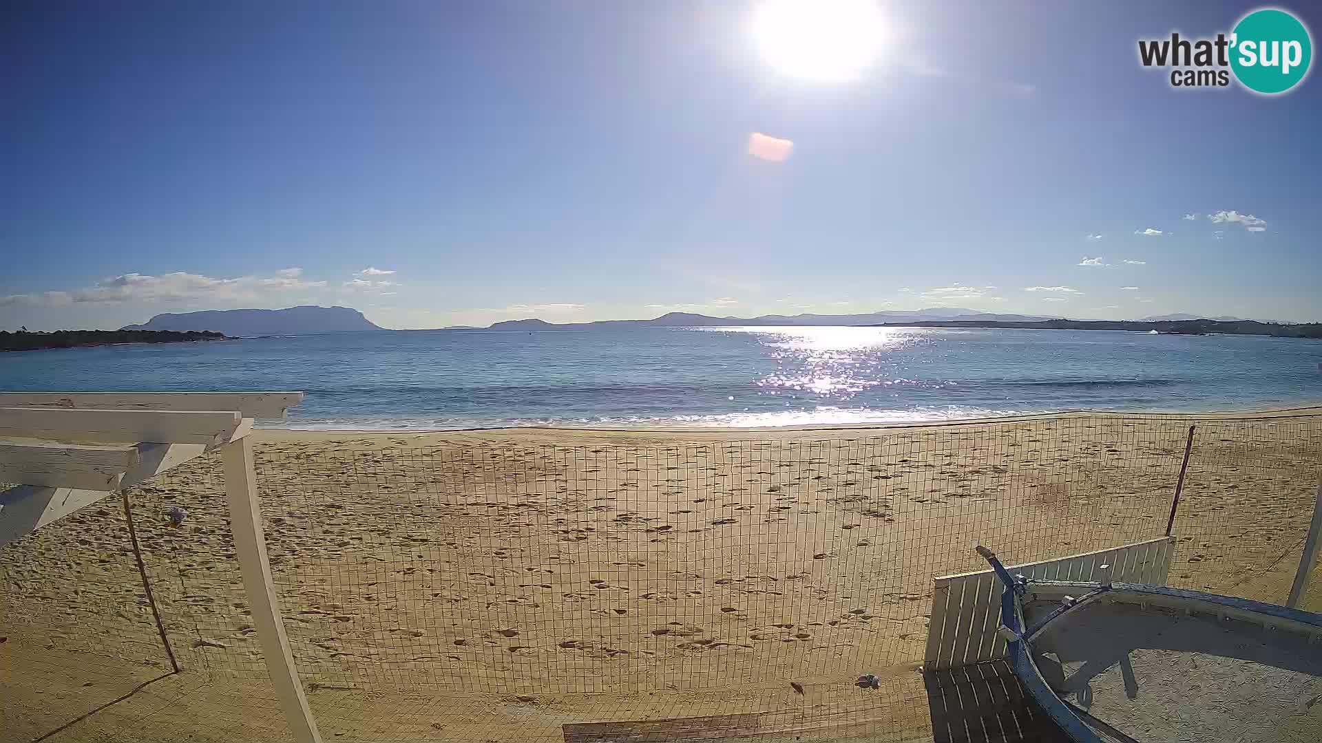 Spiaggia Bianca webcam – Golfo Aranci – Sardinia