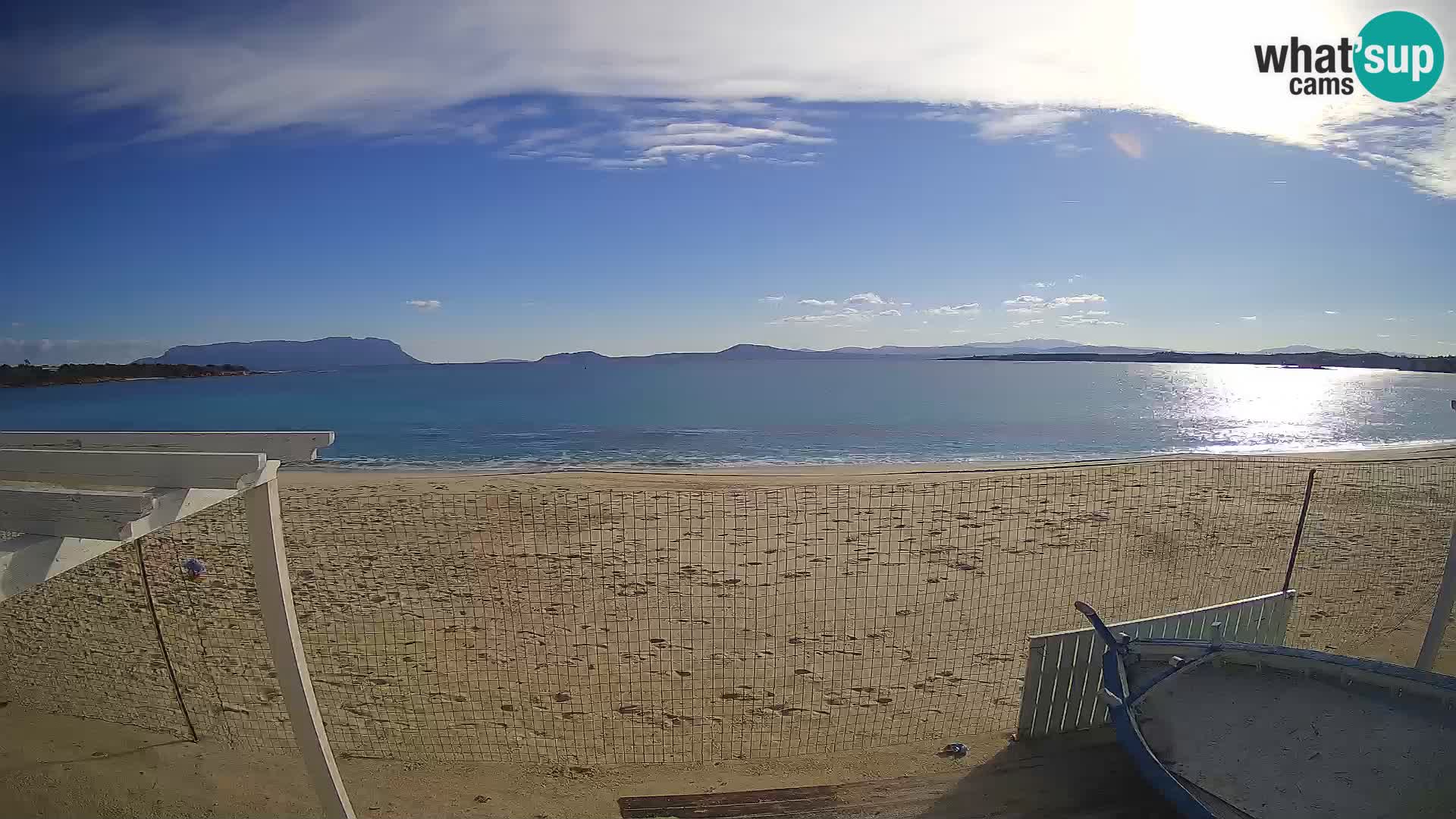 Spiaggia Bianca webcam – Golfo Aranci – Sardinia