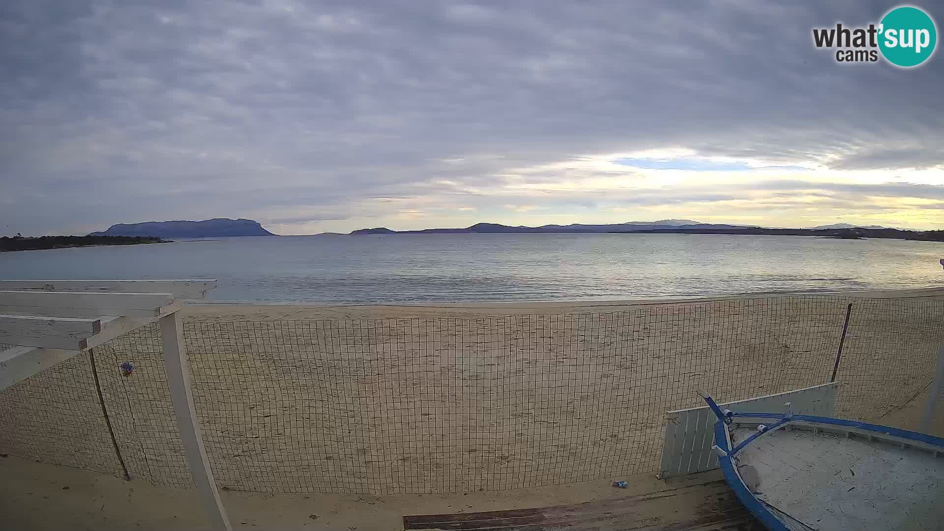 Spiaggia Bianca webcam – Golfo Aranci – Sardinia