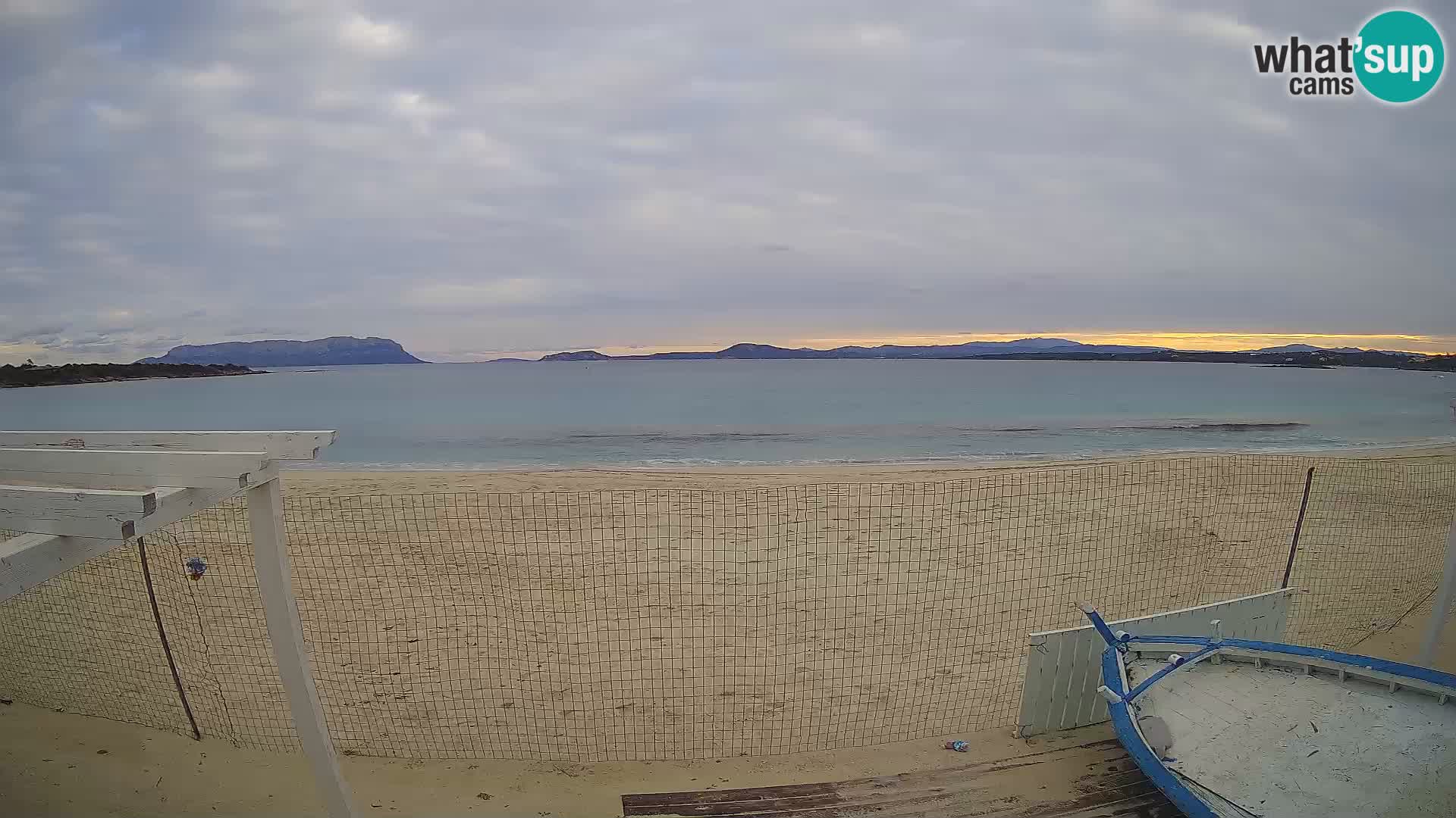 Spiaggia Bianca webcam – Golfo Aranci – Sardinia