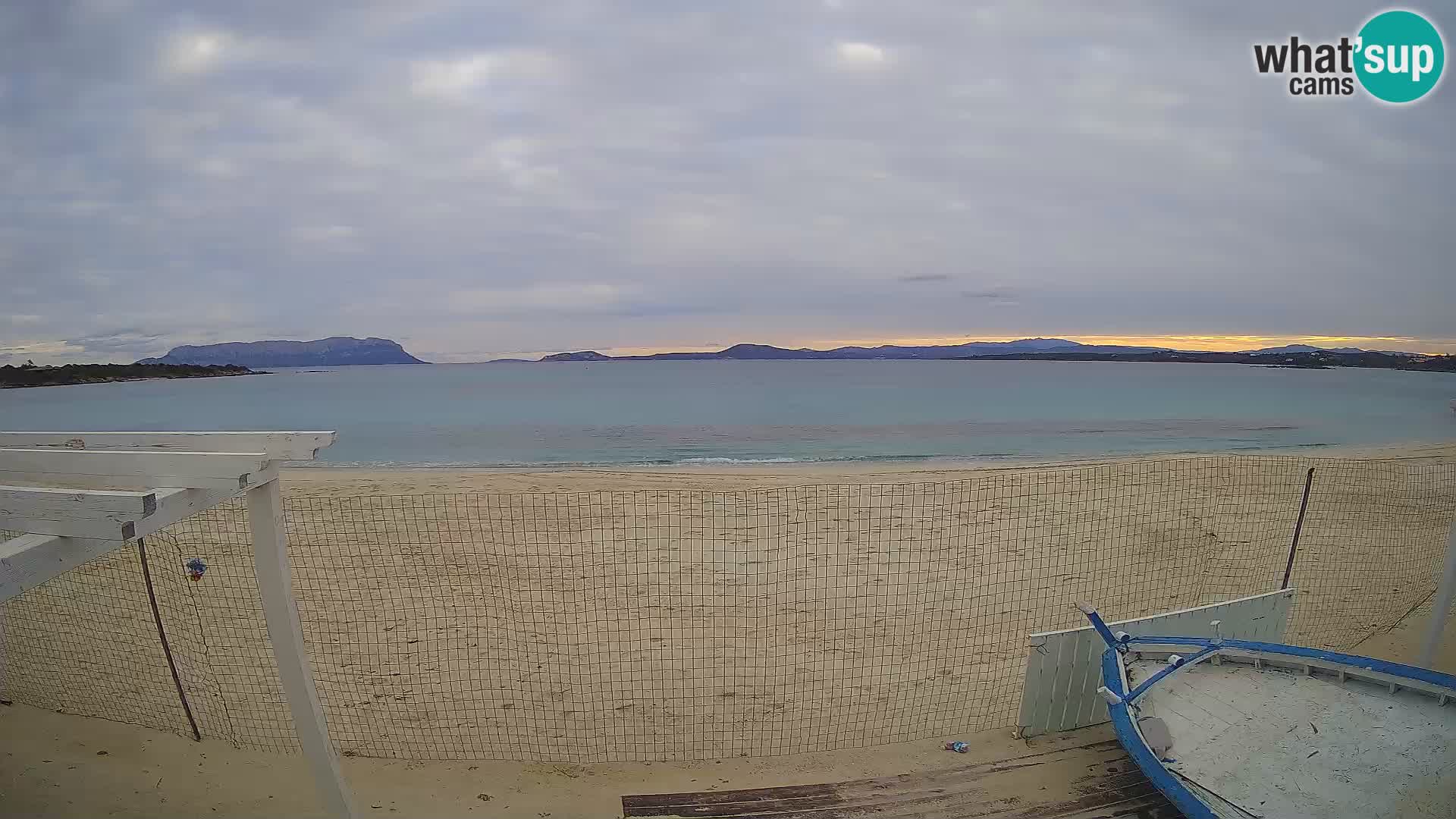 Spiaggia Bianca webcam – Golfo Aranci – Sardinia