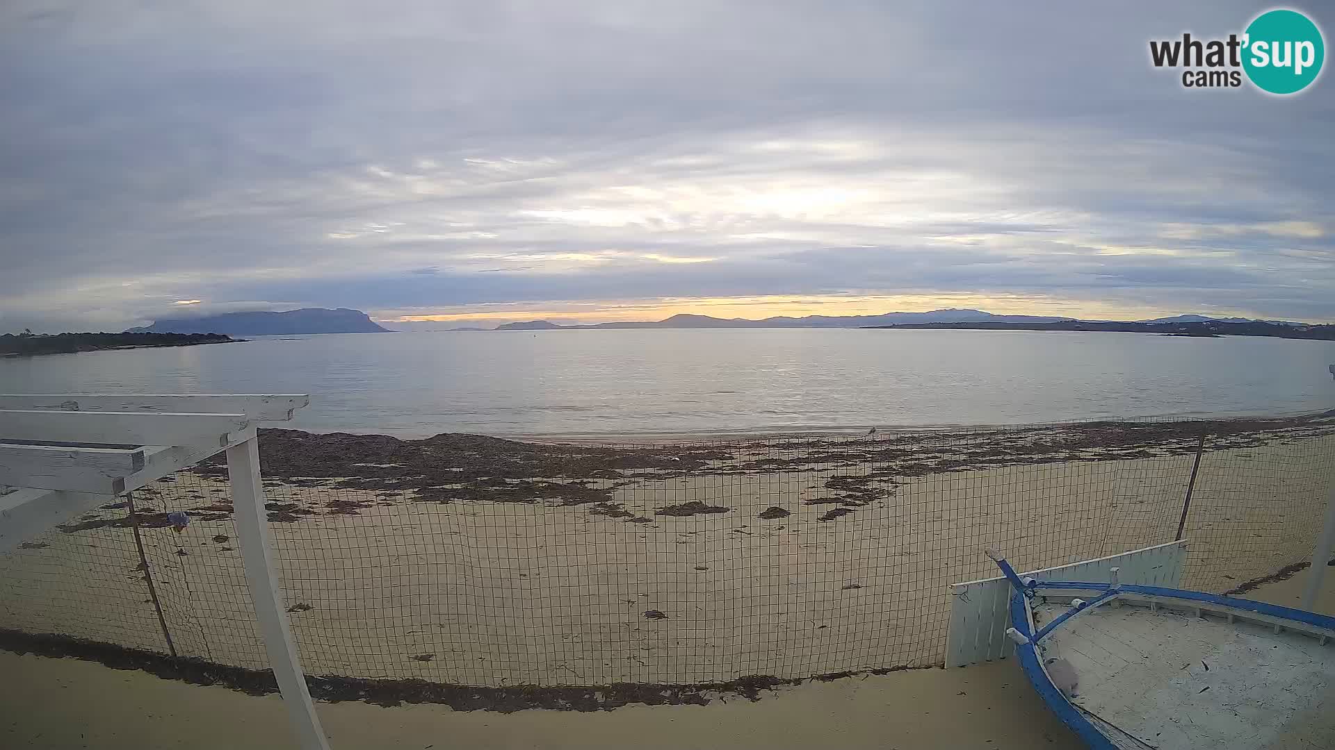 Spiaggia Bianca webcam – Golfo Aranci – Sardinia