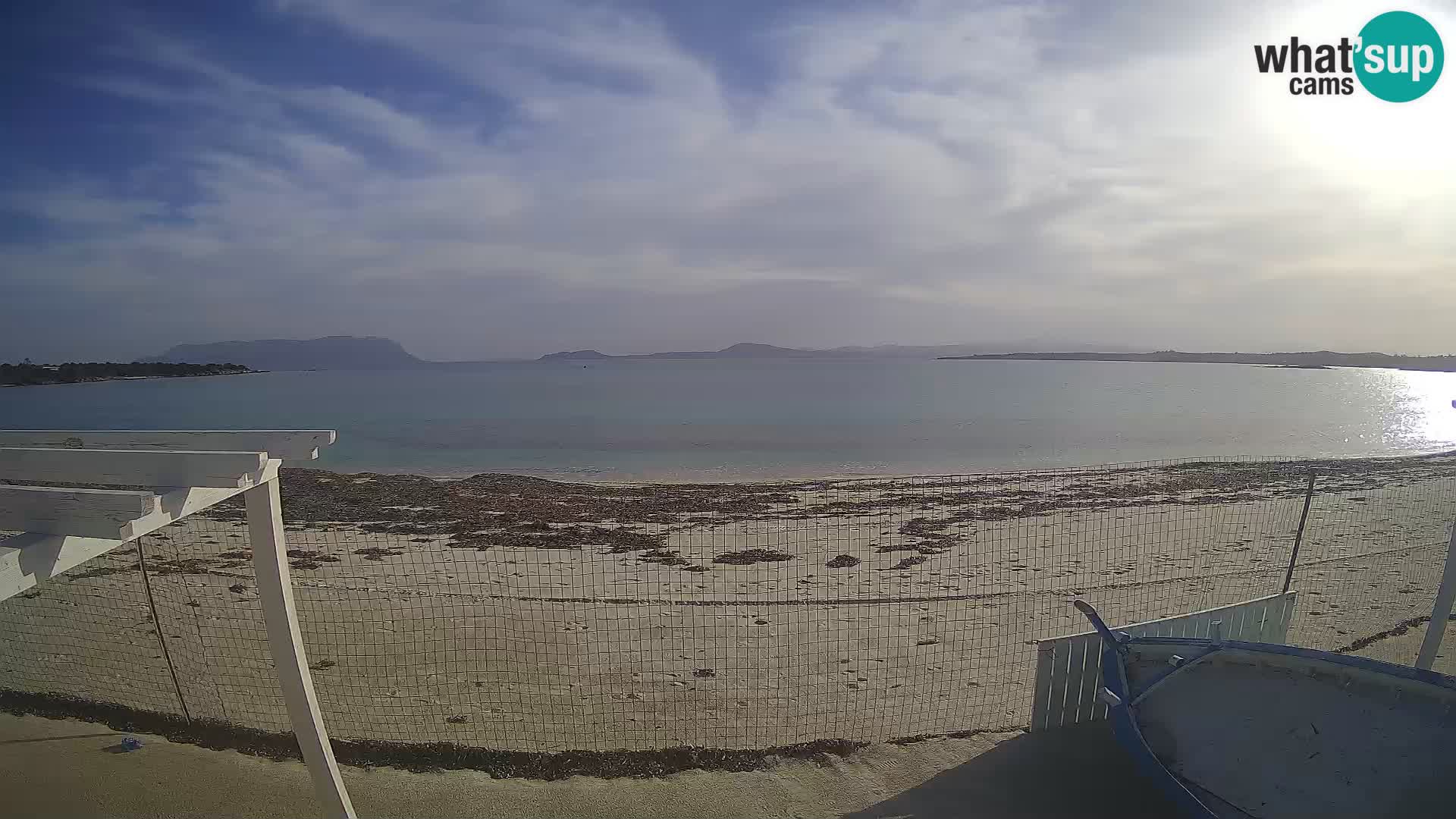 Spiaggia Bianca webcam – Golfo Aranci – Sardinia