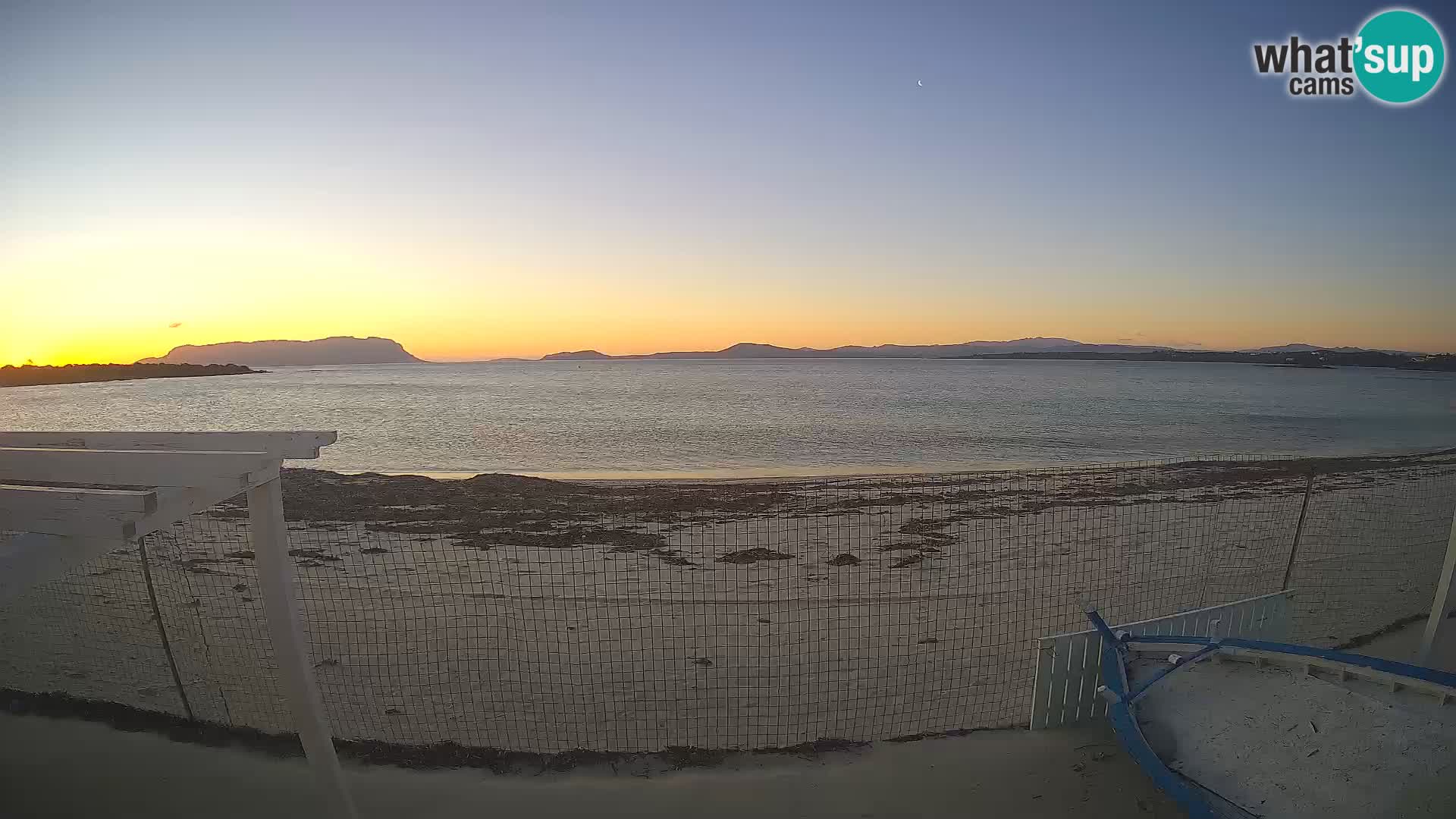 Spiaggia Bianca webcam – Golfo Aranci – Sardinia