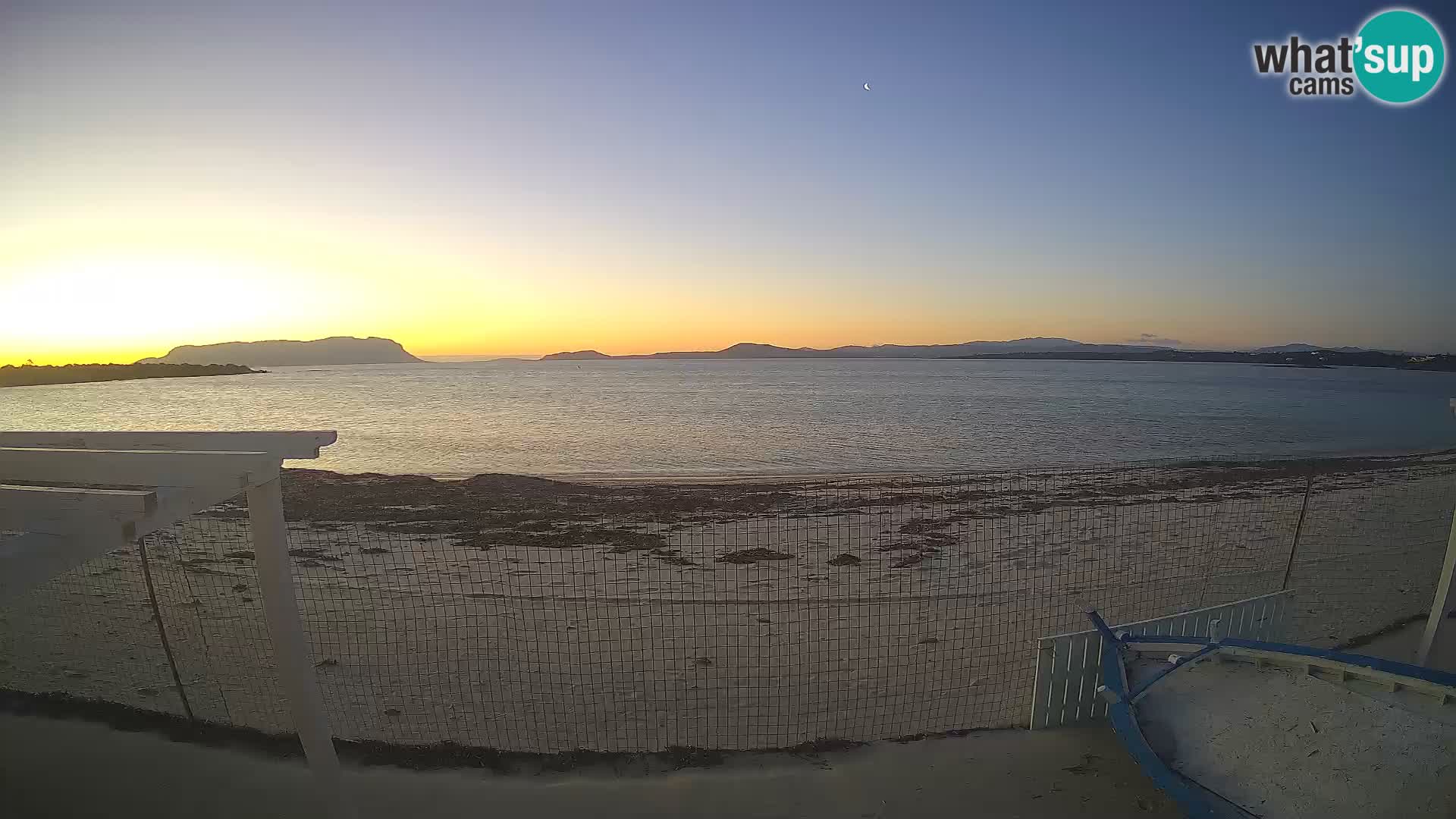 Spiaggia Bianca webcam – Golfo Aranci – Sardinia