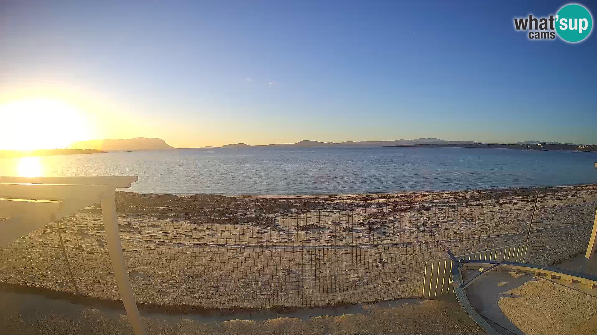 Spiaggia Bianca webcam – Golfo Aranci – Sardinia