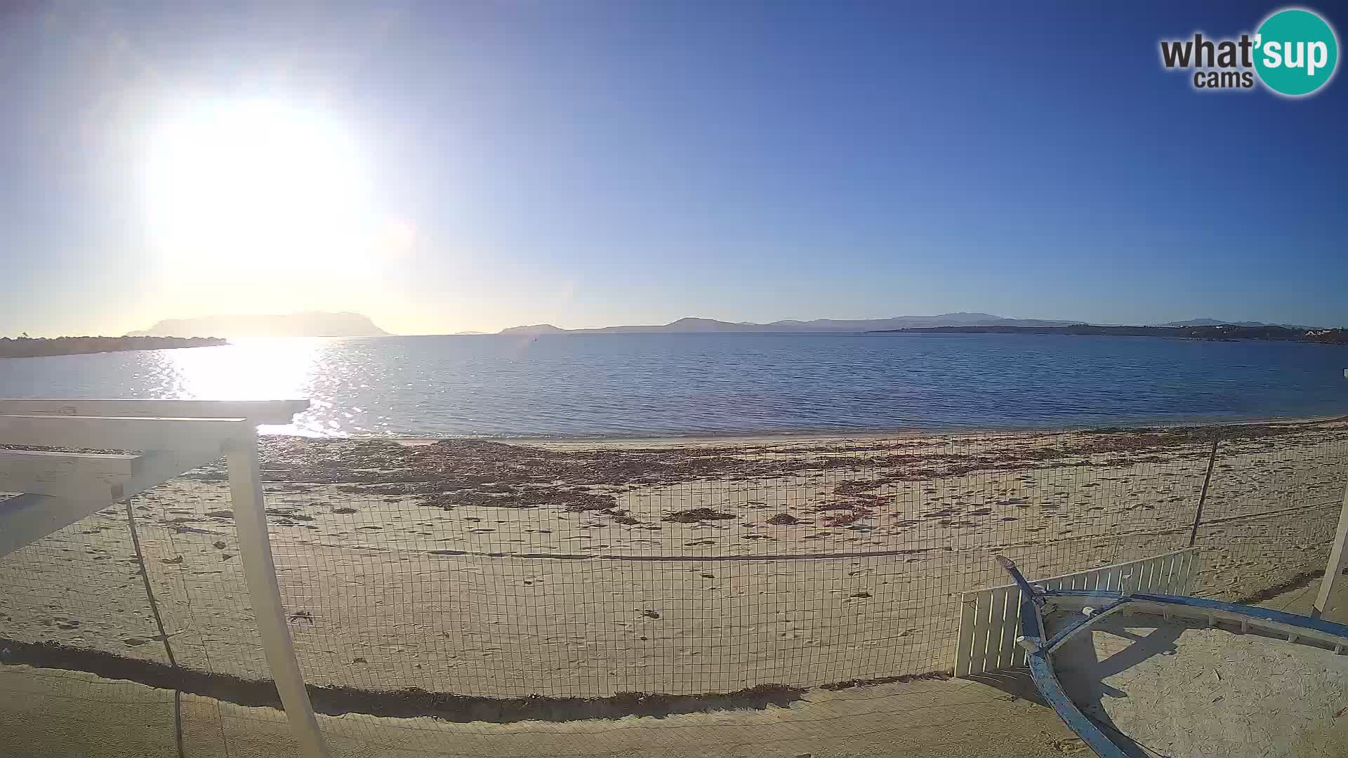 Spletana kamera Spiaggia Bianca – Golfo Aranci – Sardinija