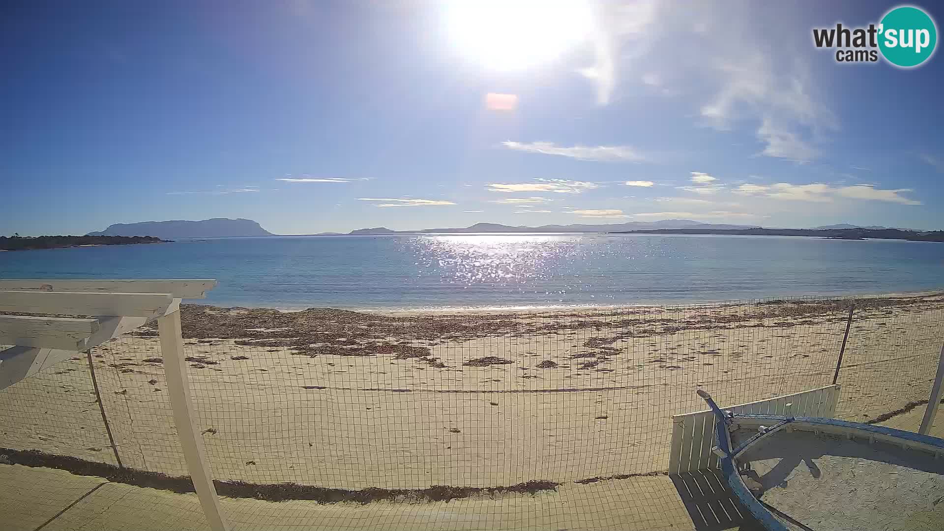 Spletana kamera Spiaggia Bianca – Golfo Aranci – Sardinija